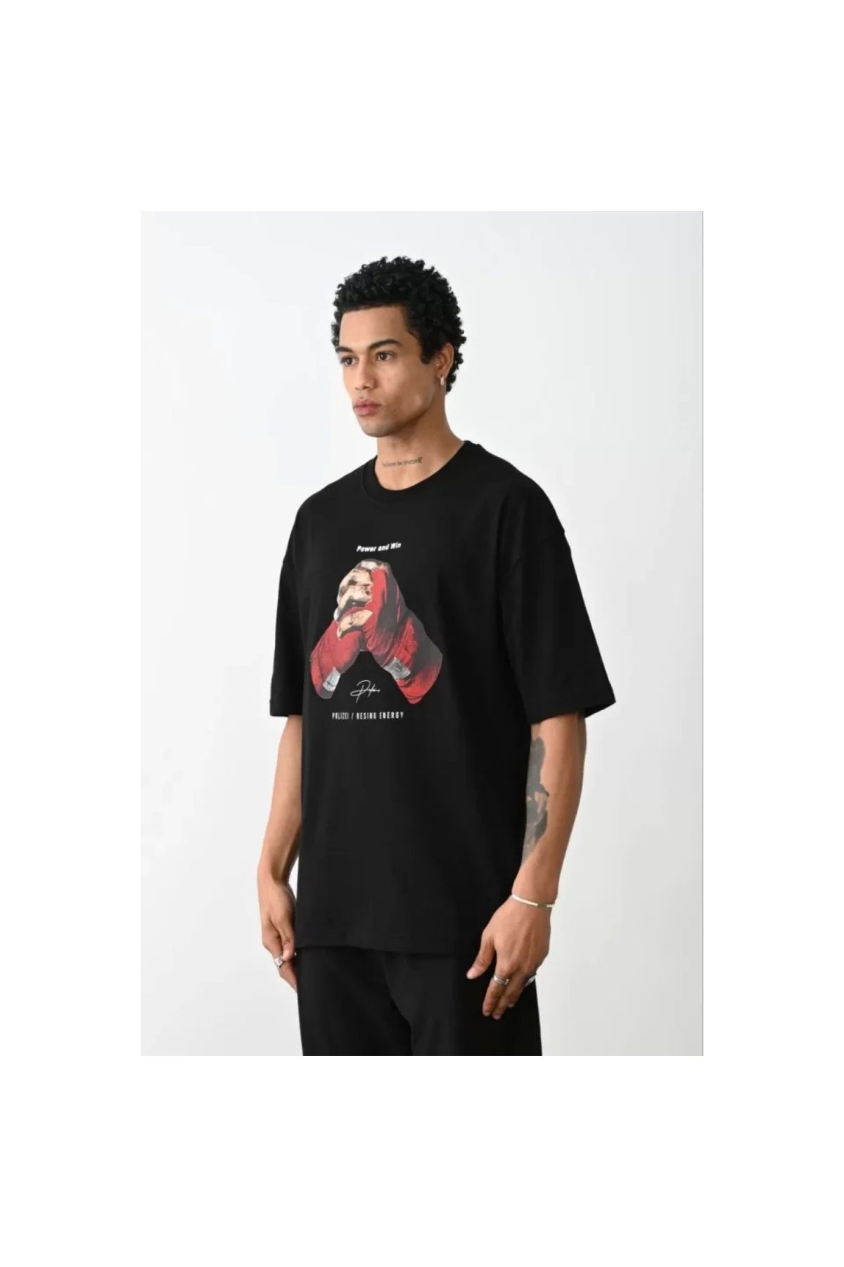 Narnuga Unisex Baskılı Oversize TShirt
