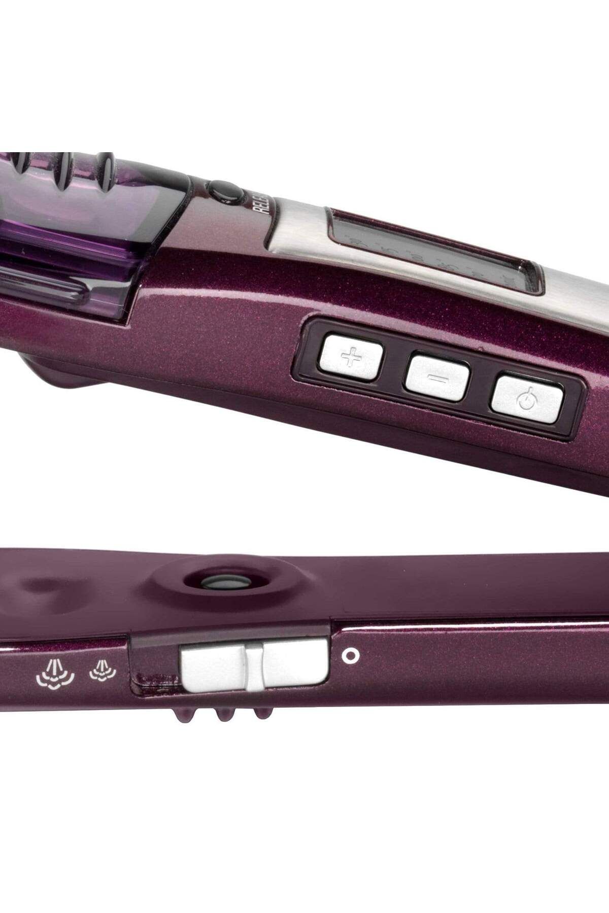 BABYLİSS-مكواة فرد الشعر بالبخار BaByliss I-Pro 230 لفك تشابك الشعر ومشط قابل للسحب 6