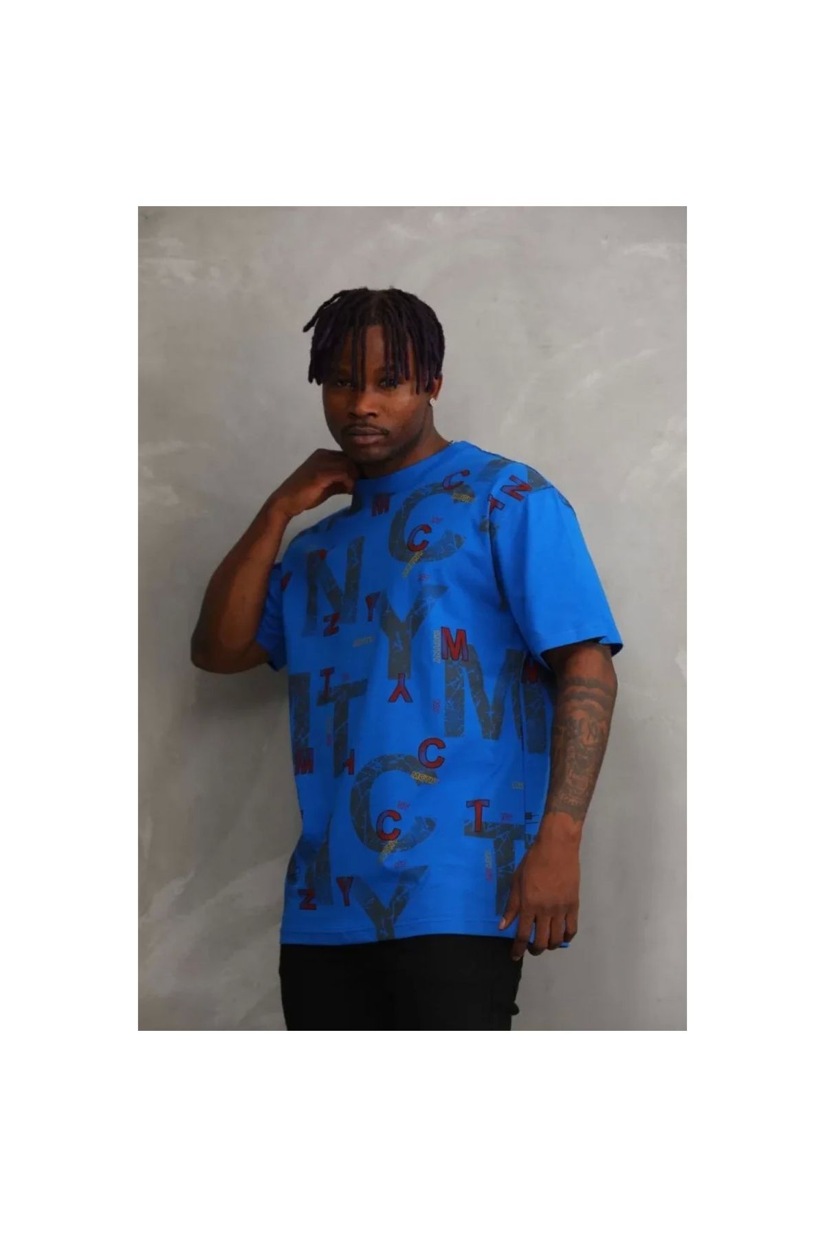 Narnuga Unisex Baskılı Oversize TShirt