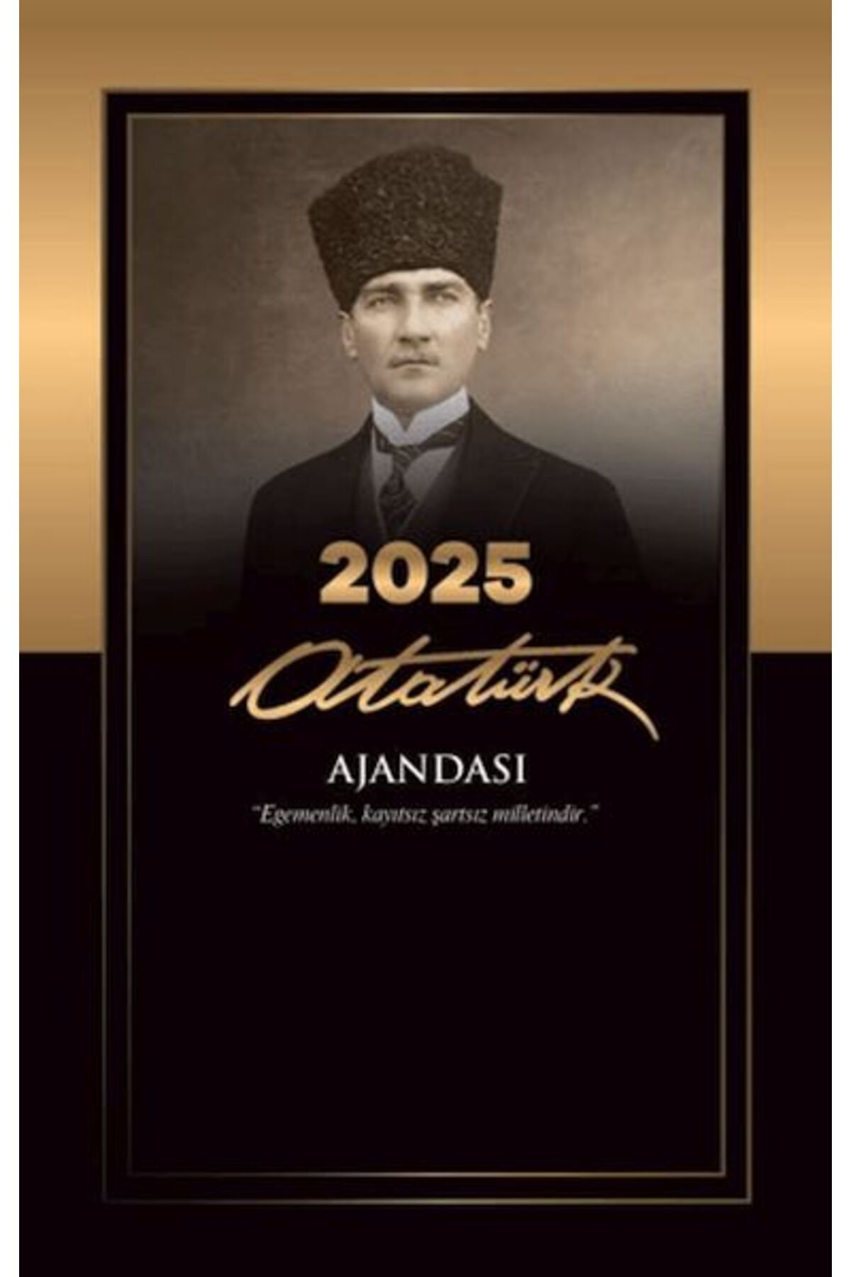 Mor kelebek 2025 Atatürk Ajandası Kalpaklı
