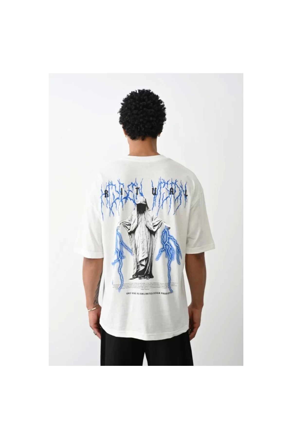 Narnuga Unisex Baskılı Oversize TShirt