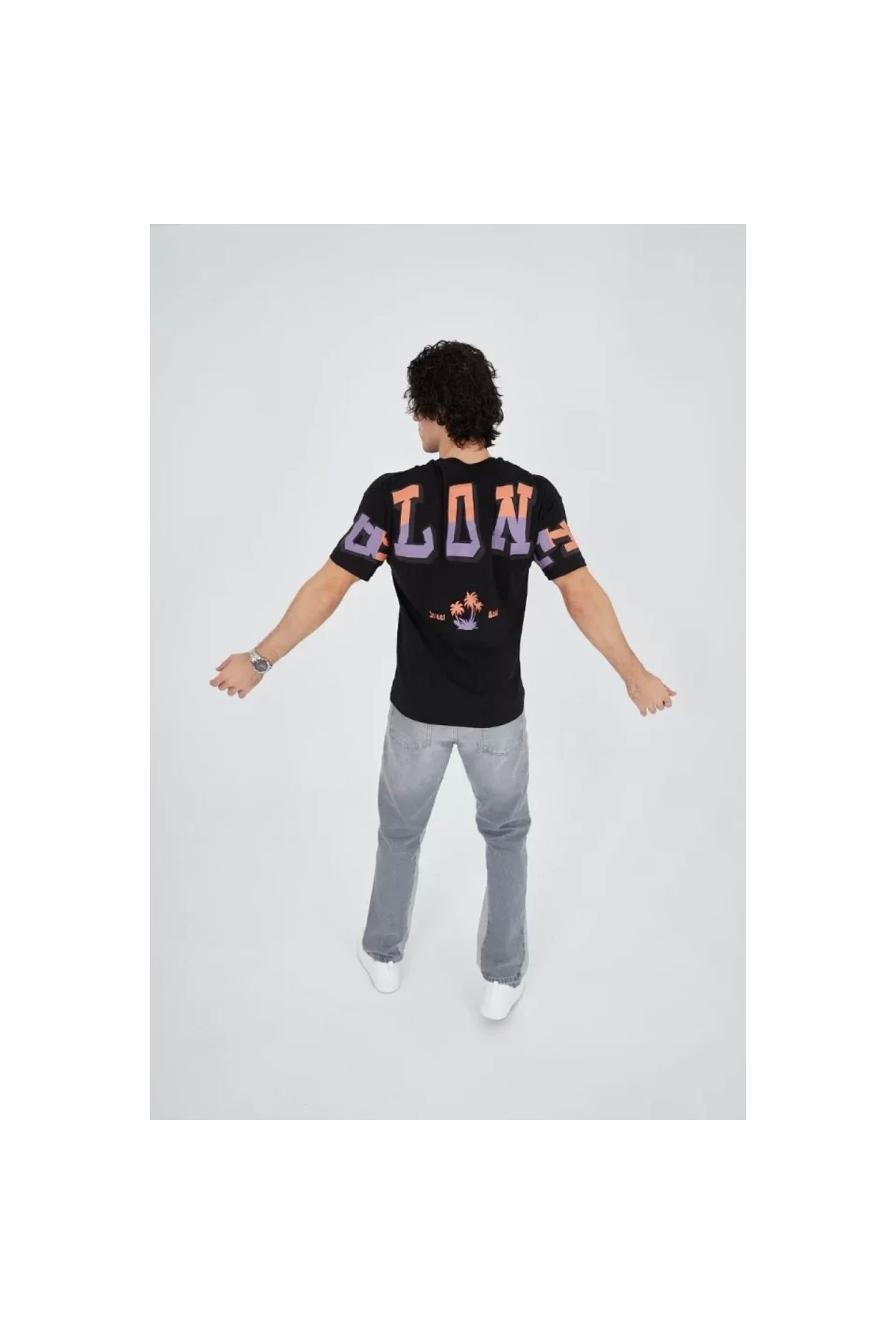 Narnuga Erkek Ön Ve Arka Baskılı TShirt