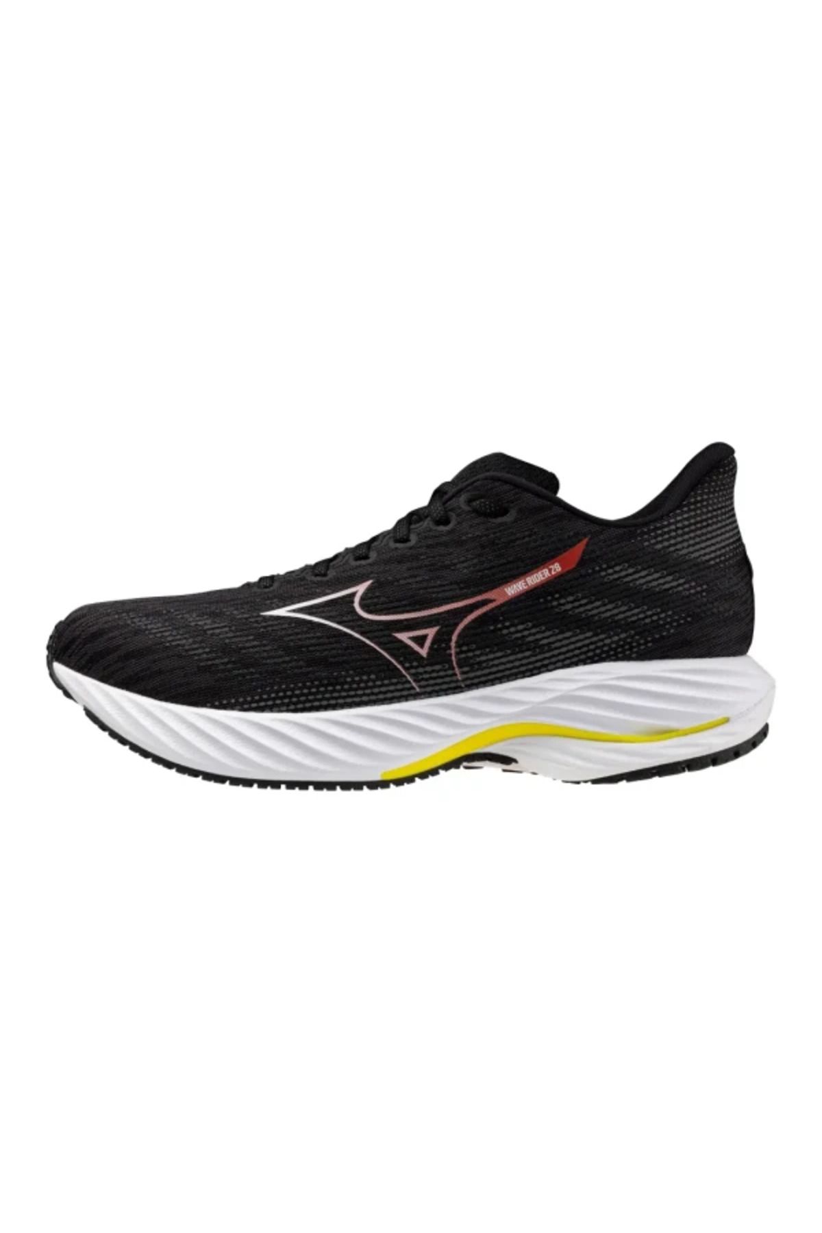 MIZUNO Wave Rider 28 Erkek Koşu Ayakkabısı Siyah