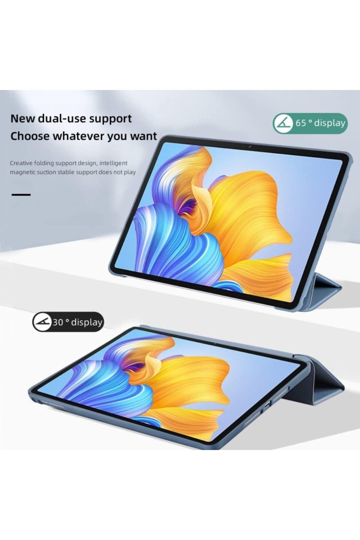erorex-جراب Fegishilly متوافق مع Honor Pad 8 مقاس 12 بوصة، جراب Honor Tablet 8 مقاس 12.0 بوصة، نحيف ثلاثي الطي 3