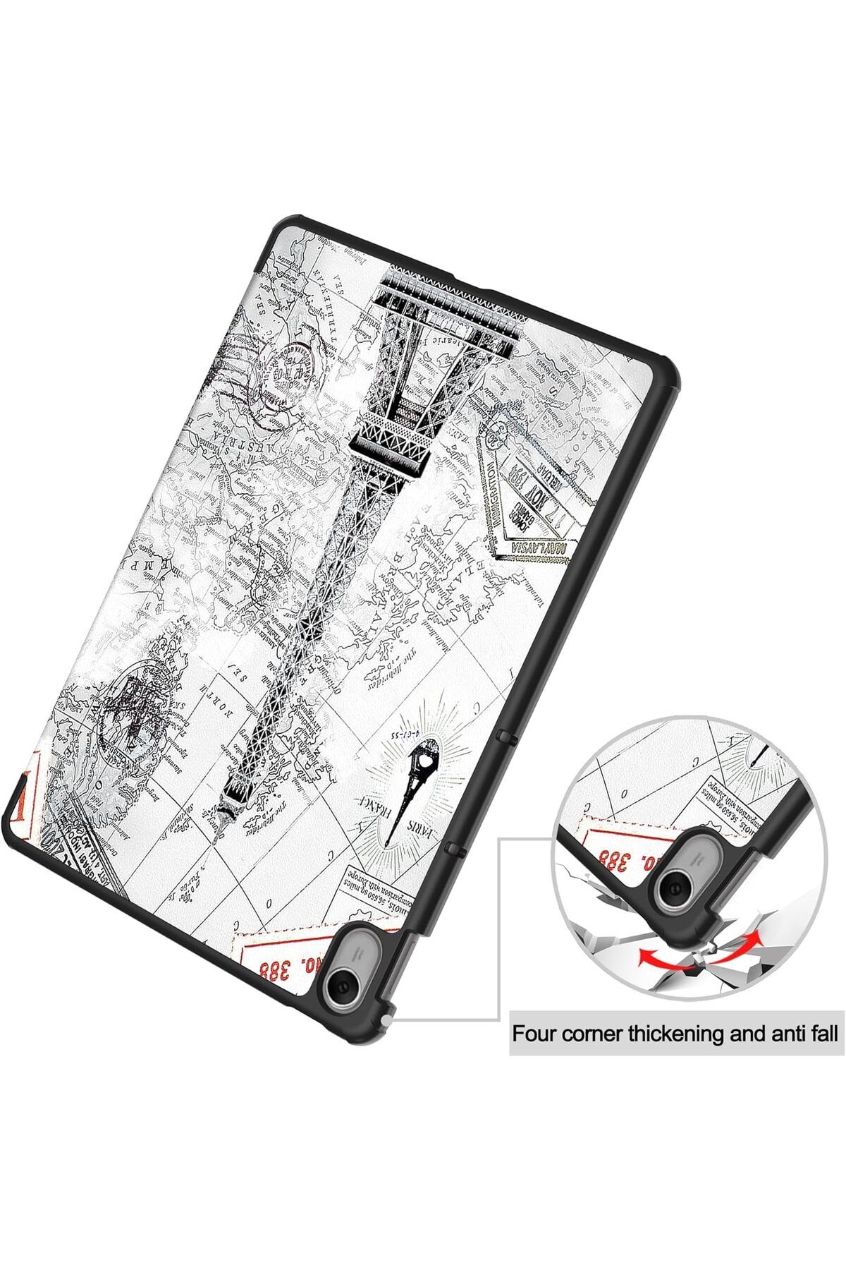 erorex-حافظة eWINNER متوافقة مع جهاز Huawei Pad Slim Tri-Fold Stand الذكي اللوحي/زوايا مشاهدة متعددة 3
