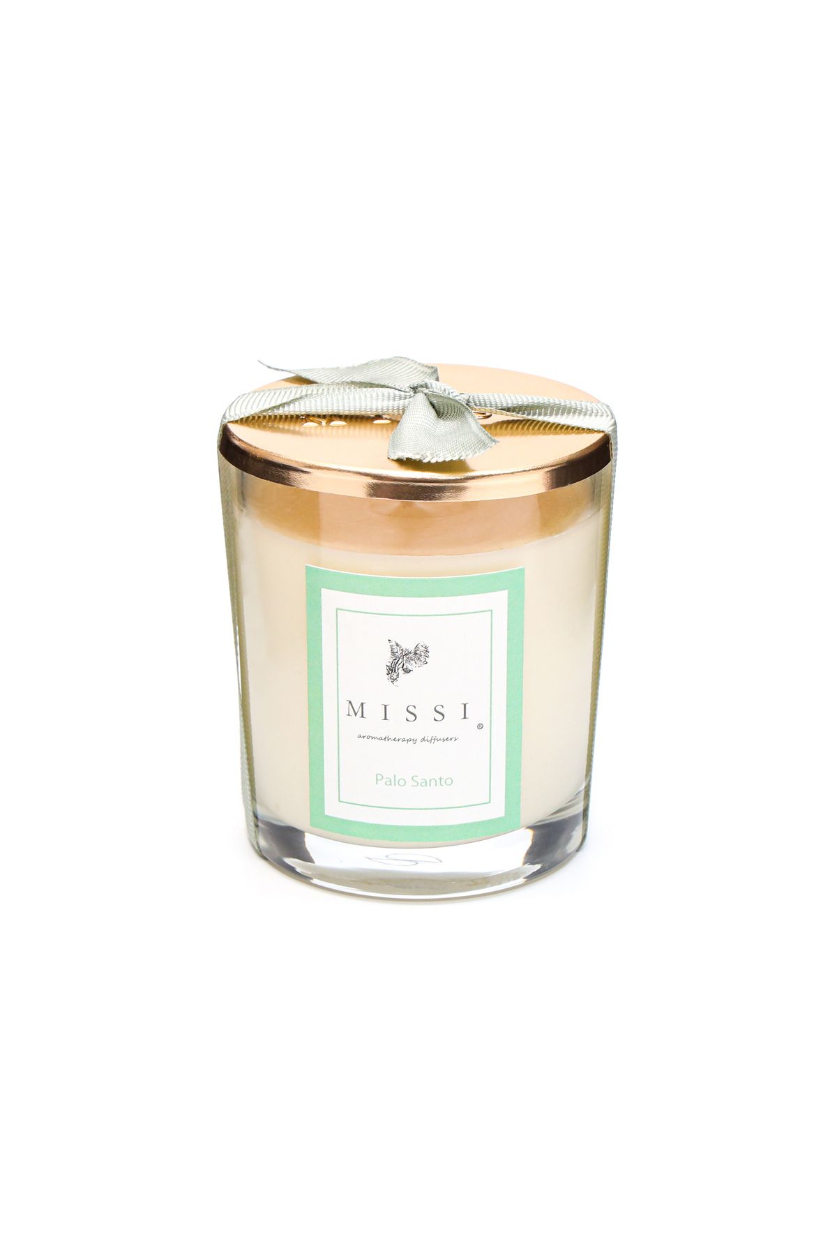 شمع و چراغ Palo Santo Vegan با درب 140 گرم  Missi