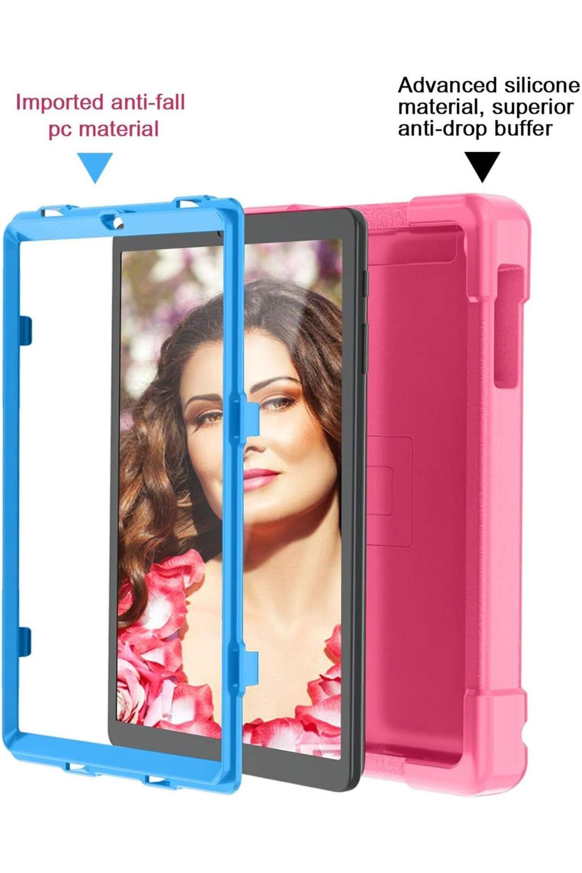 erorex-حافظة KASTWAVE لجهاز Galaxy Tab A 10.1 2019 SM-T510/ T515 للأطفال بمقبض خفيف الوزن مقاوم للصدمات 6