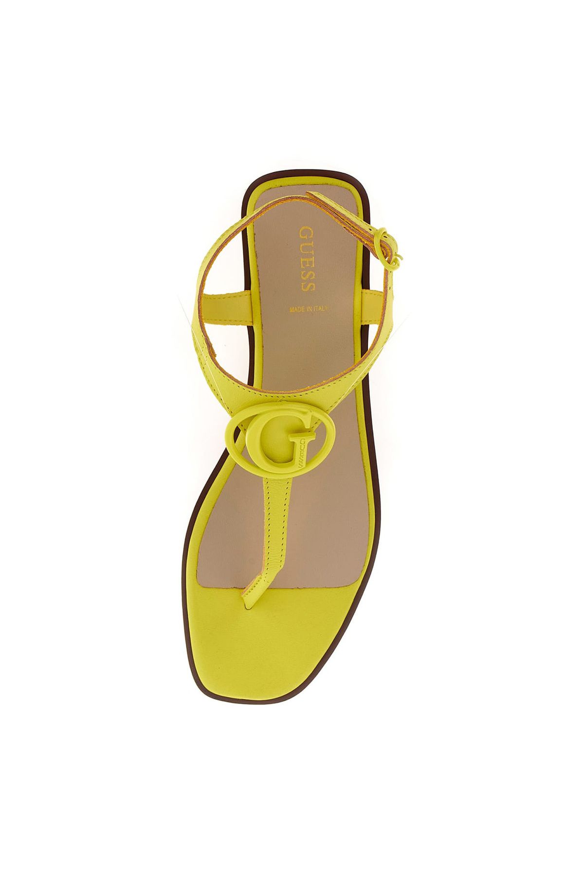 صندل سبز زنانه های چرمی اورجینال Guess