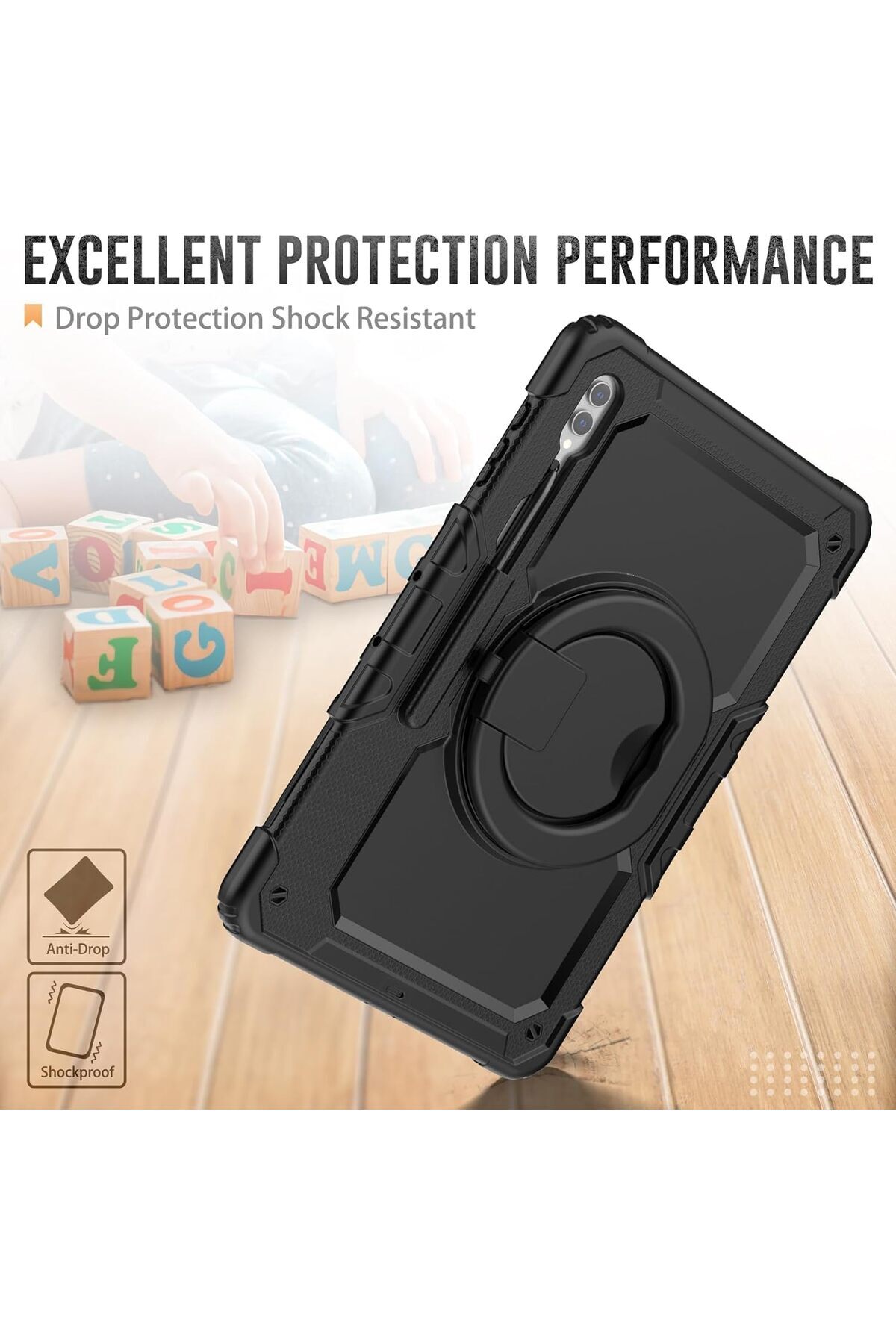 erorex-Case for Samsung Galaxy Tab S10 Ultra 14.6" Inch 2024 SM-X920 Case, [Pencil Holder+Screen Protector] 4