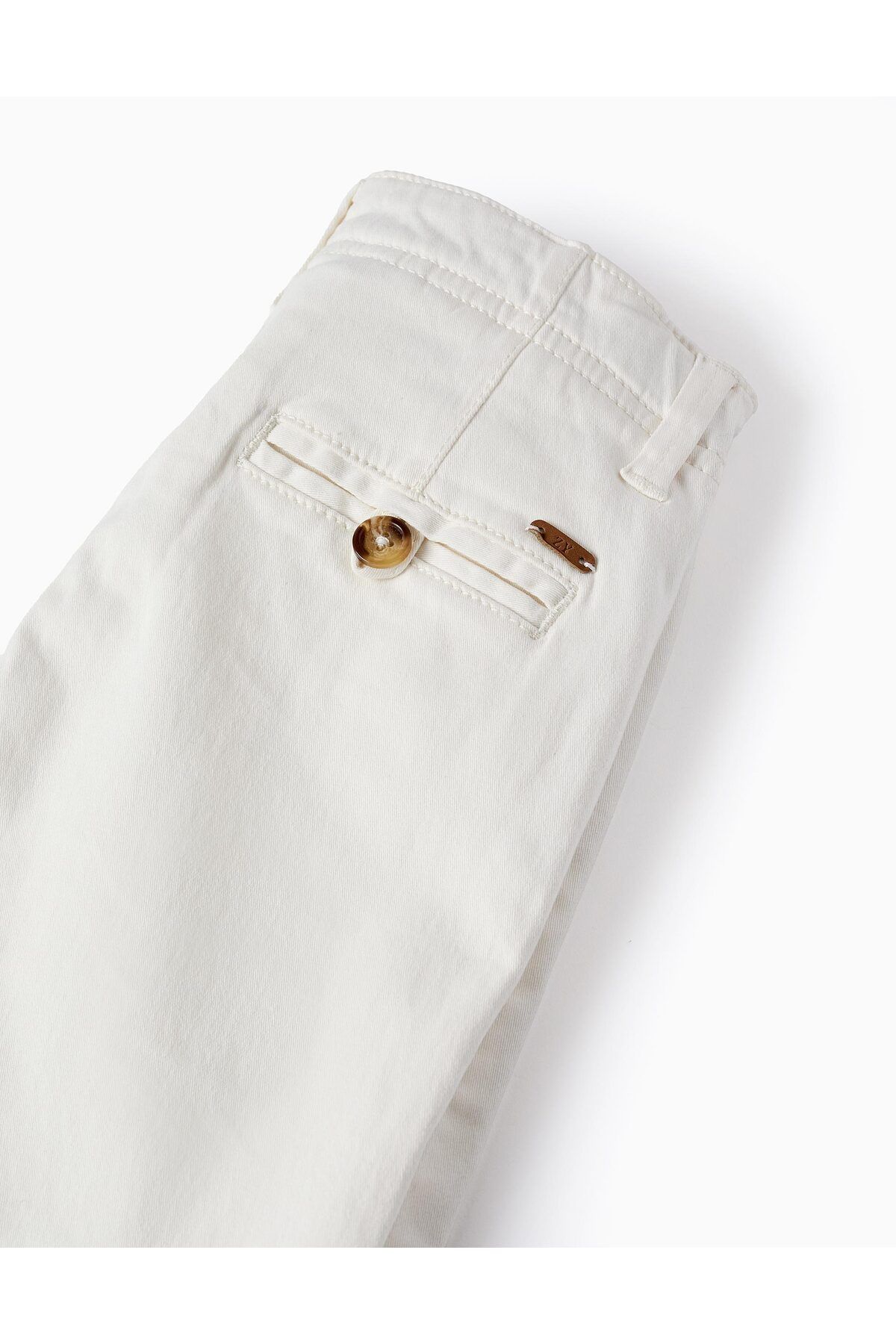 Ziddy-Chino Twill Shorts for Baby Boys, Beige 4