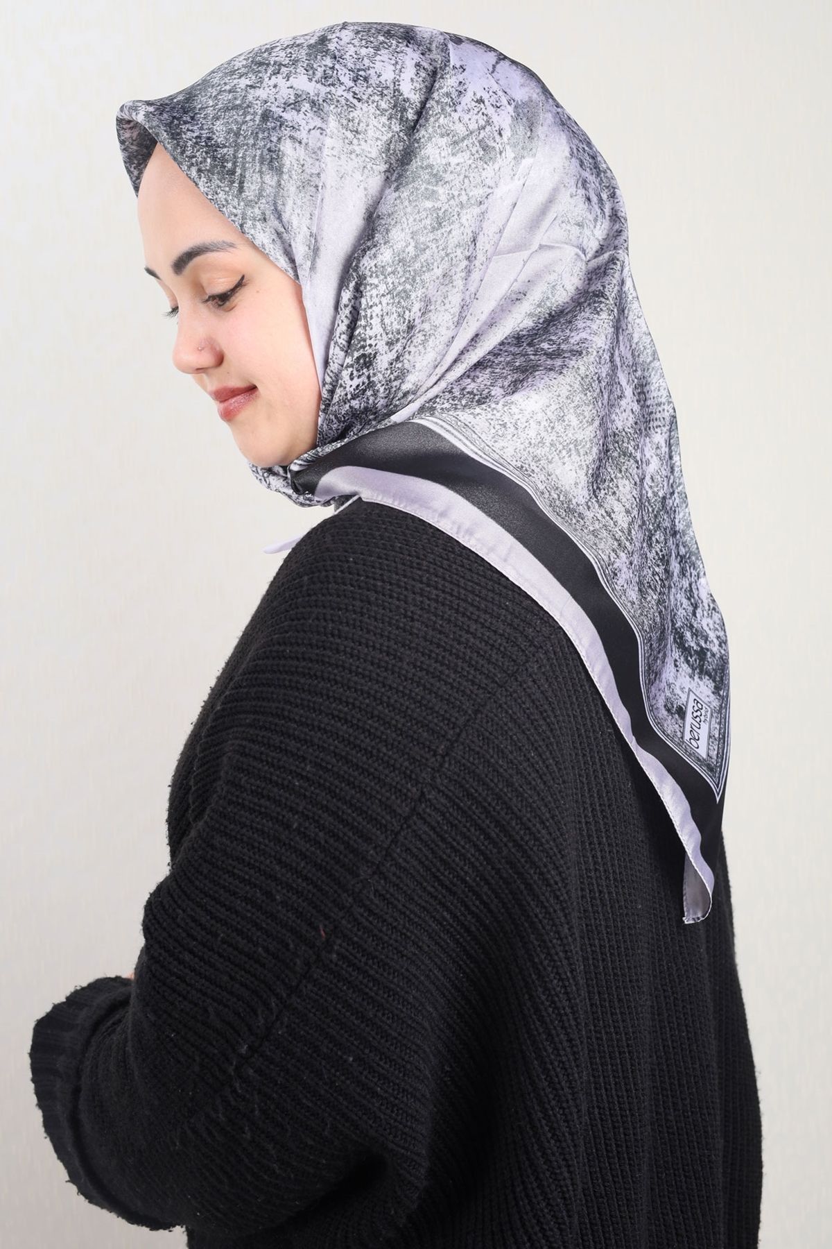 Berussa-Hybrid Patterned Crystal Scarf - Pattern-04 - Color-08 1