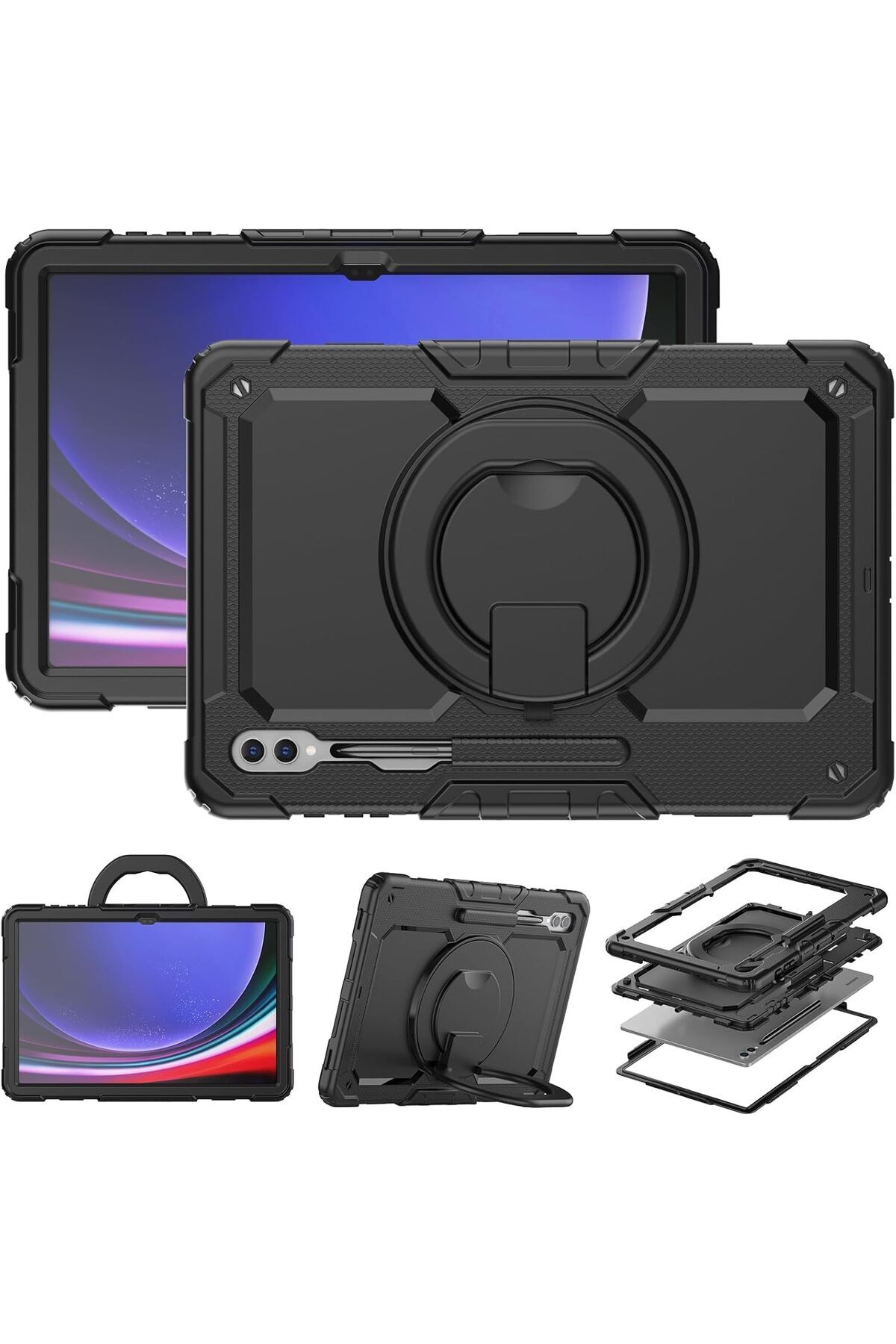 erorex-Case for Samsung Galaxy Tab S10 Ultra 14.6" Inch 2024 SM-X920 Case, [Pencil Holder+Screen Protector] 5