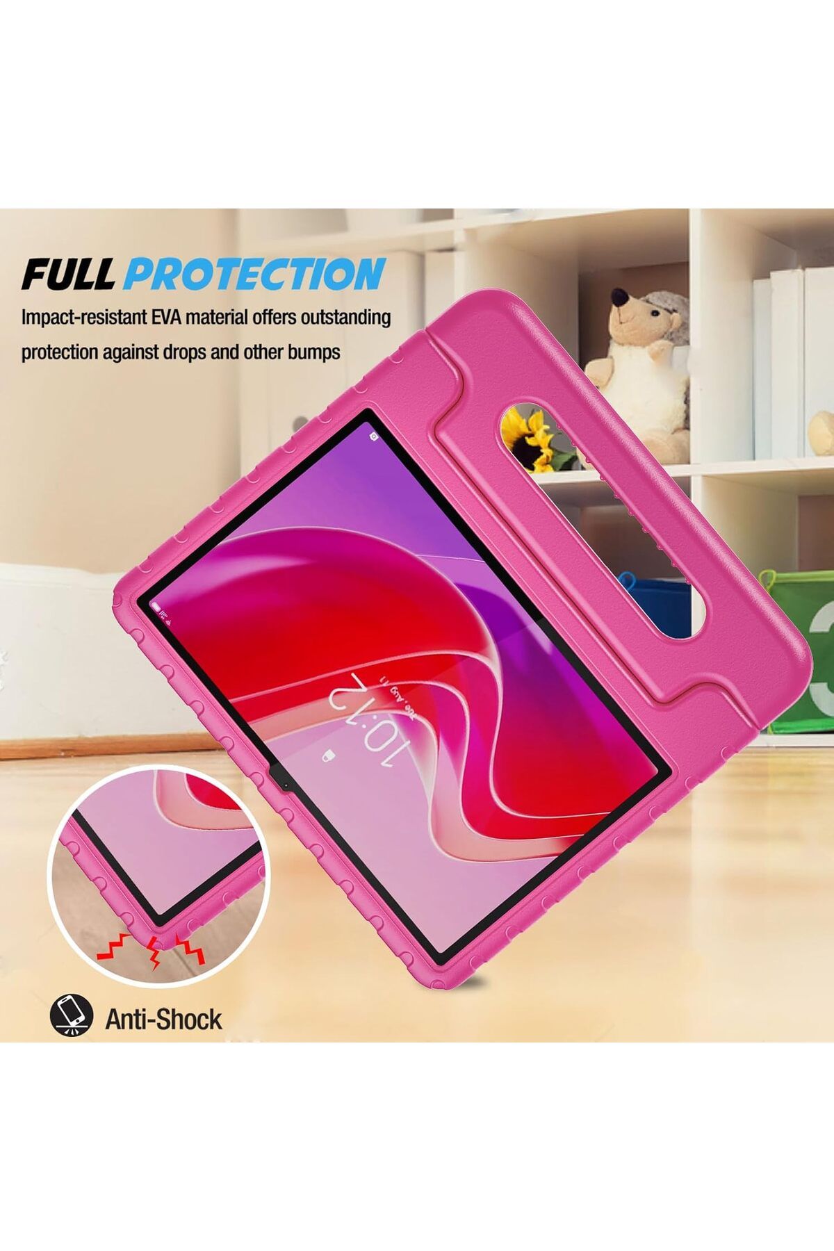 erorex-حافظة ProCase للأطفال لجهاز Lenovo Tab M11 2024 - أرجواني 5