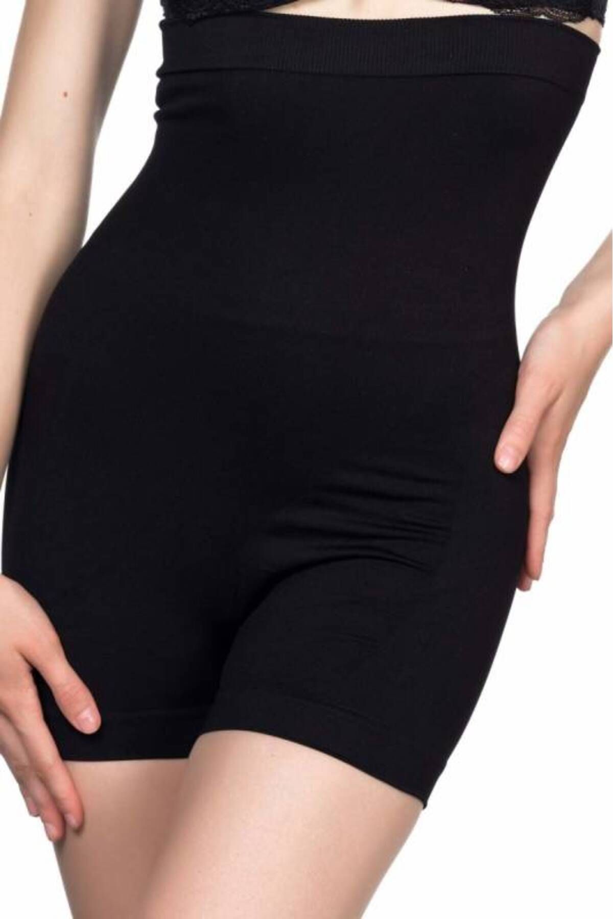 SheyMa Giyim Dikişsiz Kısa Paça Boxer Korse 2047