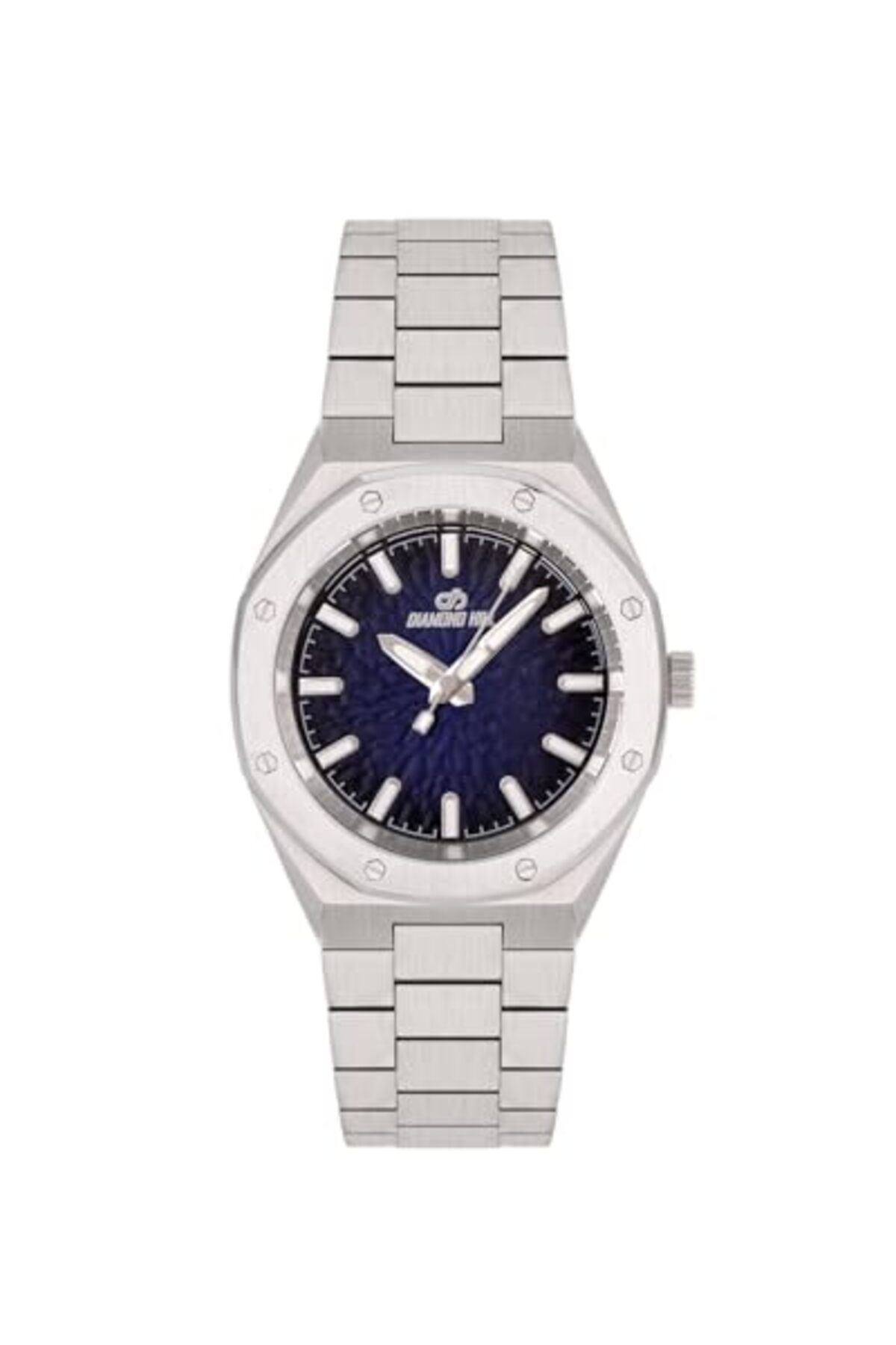 DIAMOND HILL-Diamond Hill Men's Watch Silver Blue Dial Model 3253 2