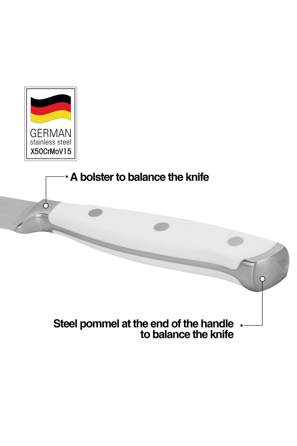 Fissman-3.5'' Paring Knife Bonn Series, with Sharp Blade and Sturdy Non Slip Handle 4