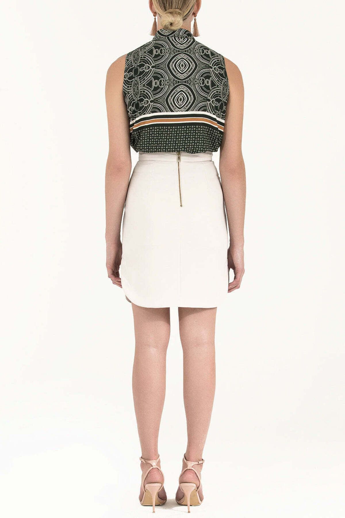 SOCIETA-Stone Metal Accessory Skirt 80536 4