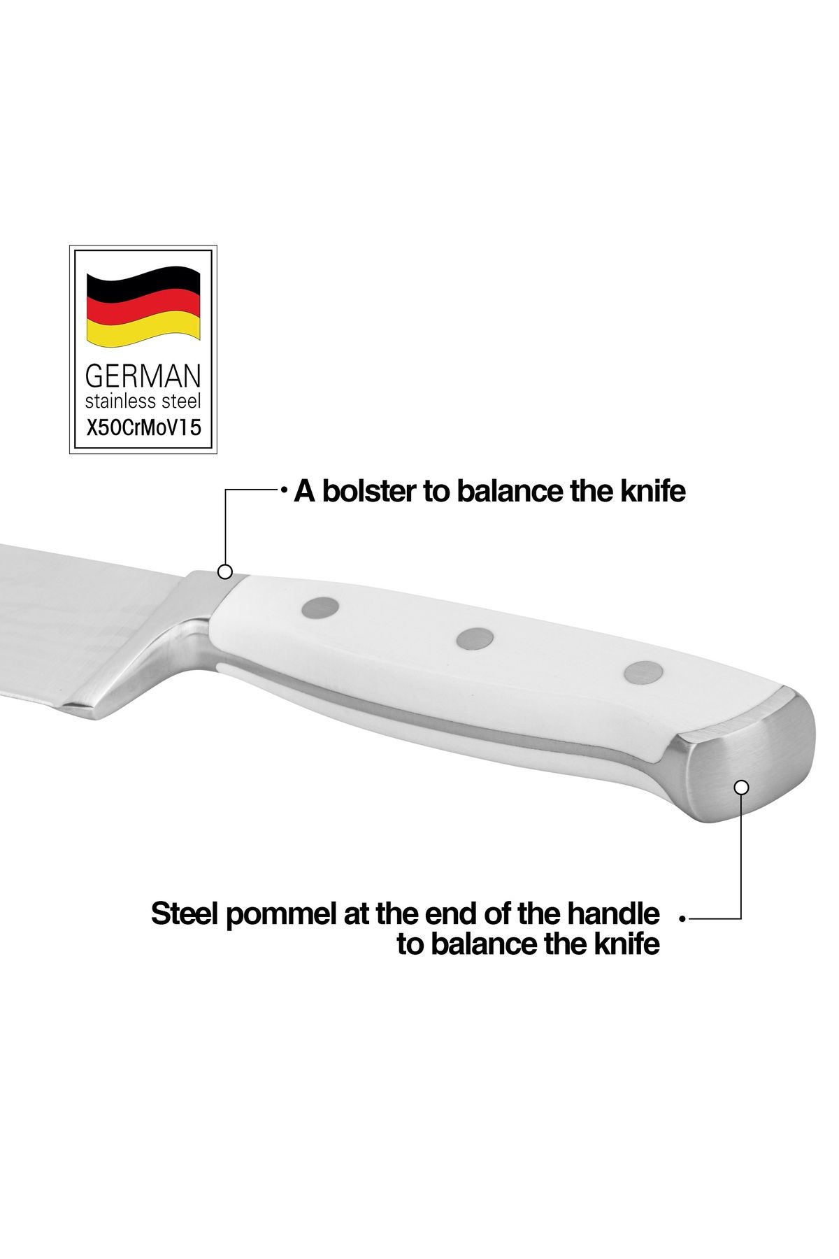 Fissman-6'' Chef`s Knife Bonn Series, with Sharp Blade and Sturdy Non Slip Handle 3