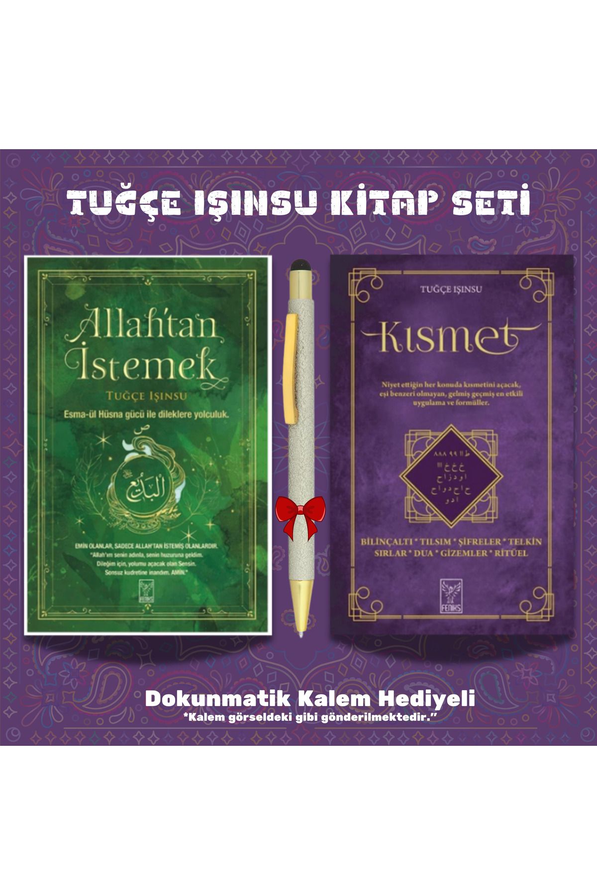 Feniks Yayınları Kısmet - Allahtan İstemek - Tuğçe Işınsu Kitap Seti - Dokunmatik Kalem Hediyeli