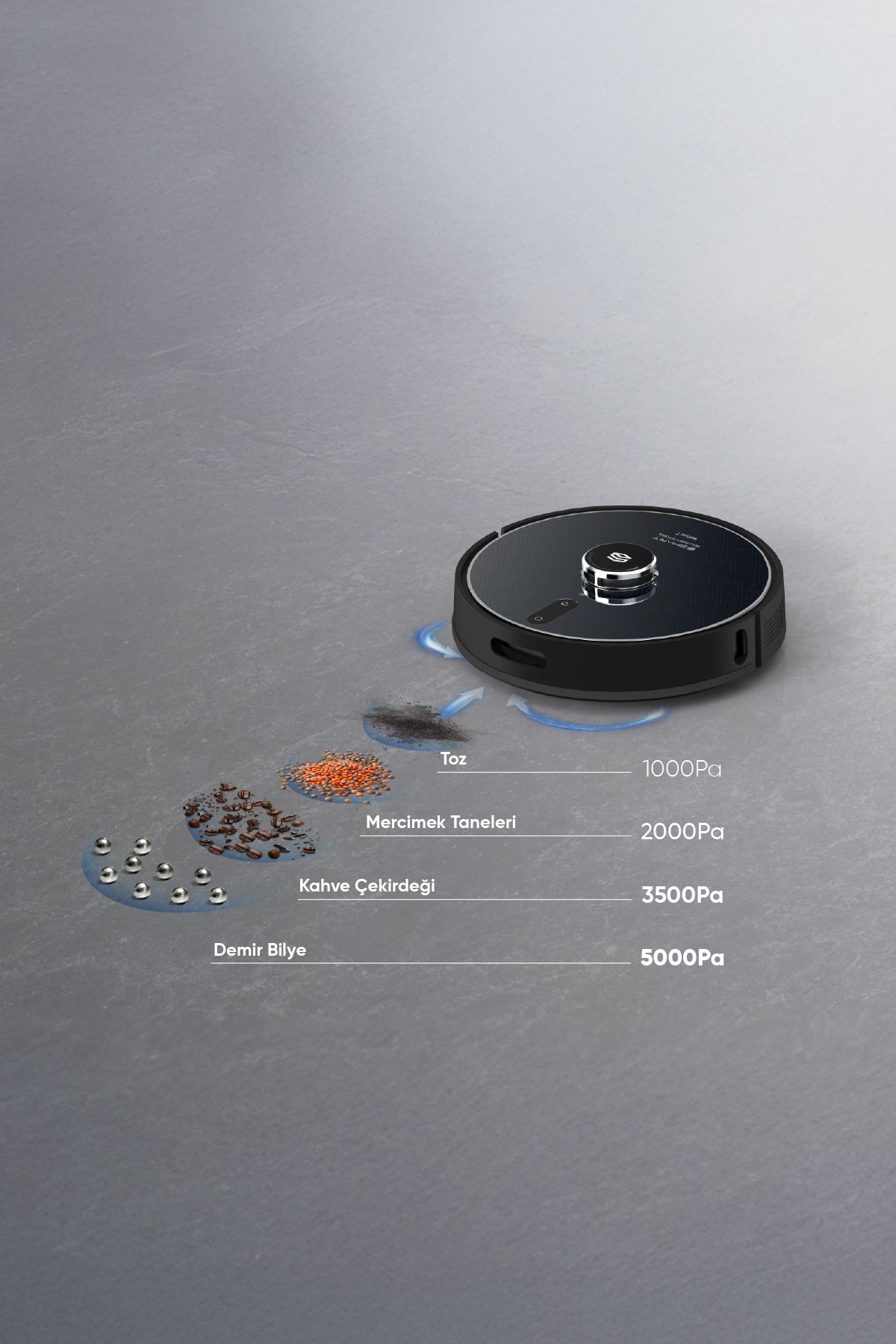 Şımart Teknoloji-Katya t Smart Robot Vacuum Cleaner with Automatic Dust Discharge and Mop 2