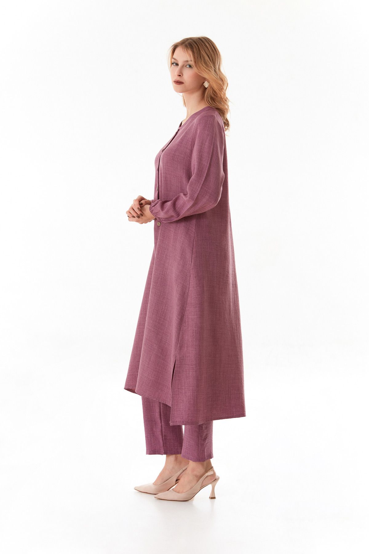 Fulla Moda-Fullamodest Basic Buttoned Set 3