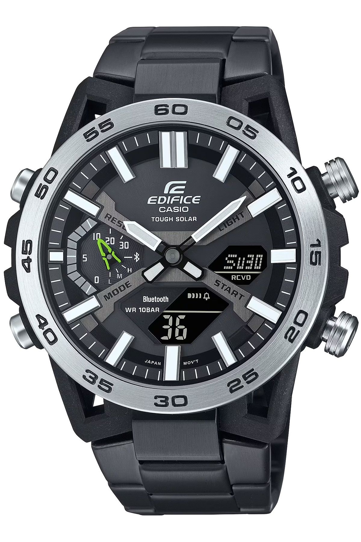 Casio-ساعة إيديفيس للرجال مع خاصية تعليق الهاتف الذكي - ECB-2000DD-1ADF 1