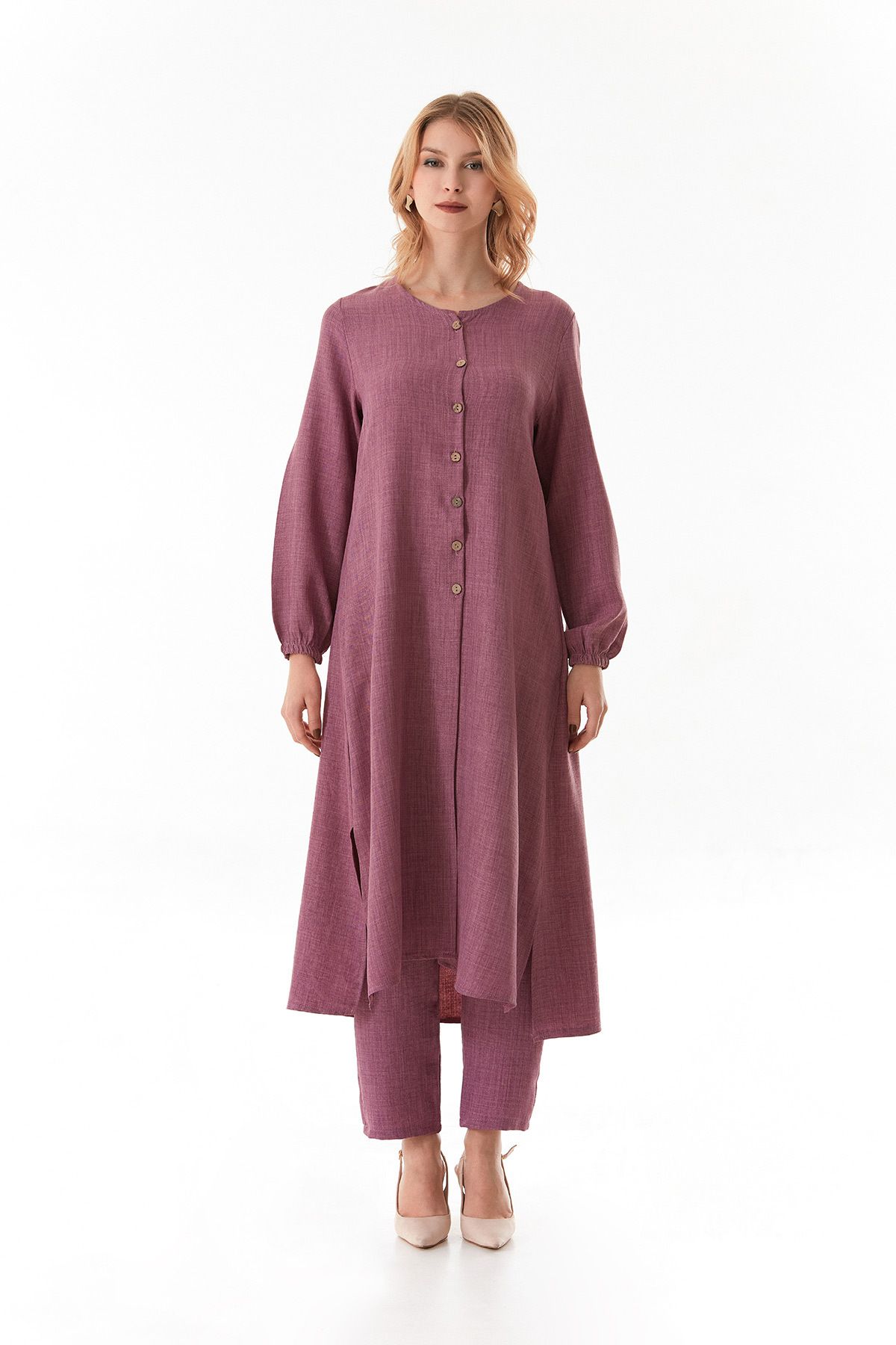 Fulla Moda-Fullamodest Basic Buttoned Set 8