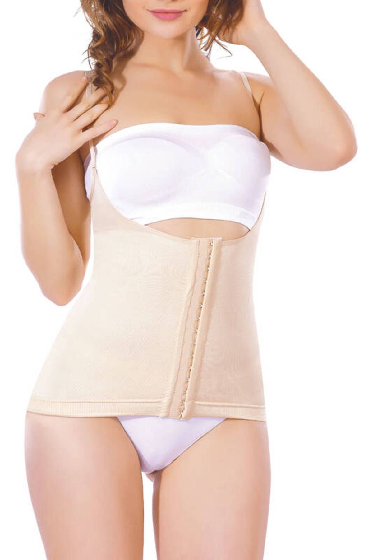 SheyMa Giyim SheyMa stl Agraflı Göğüs Altı Yelek Korse 5060