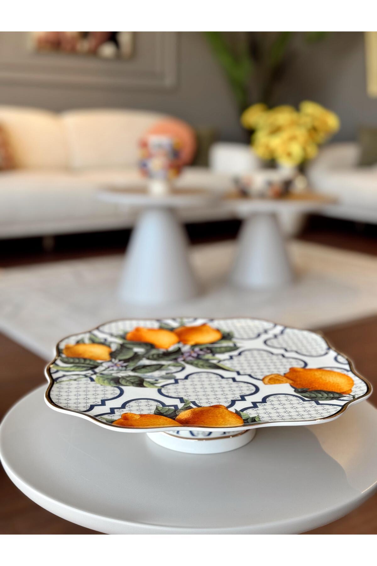 LAMEDORE-Lemons Series Cake -Cake Stand 30 cm 1Jyc-304 1