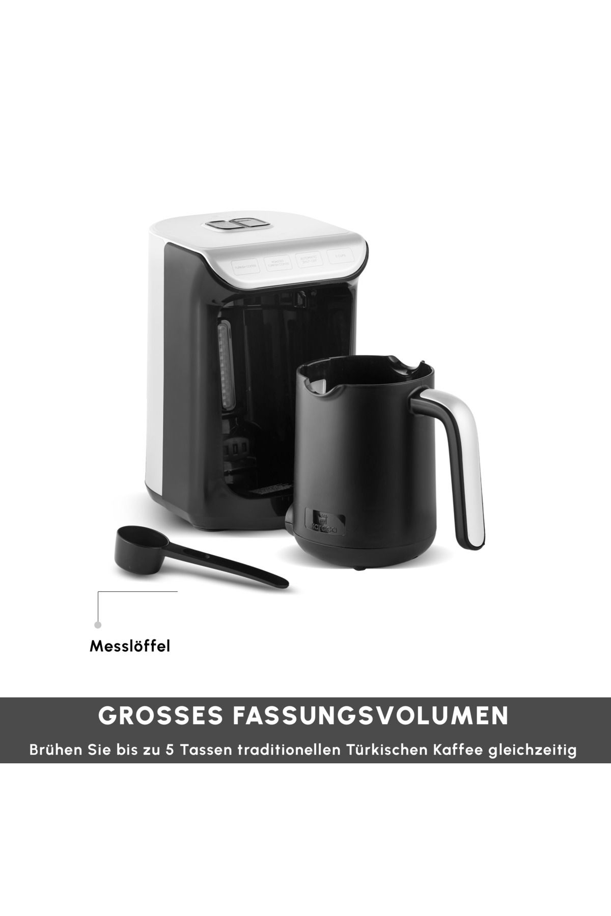 Karaca-Hatır Koz Milchige türkische Kaffeemaschine 3