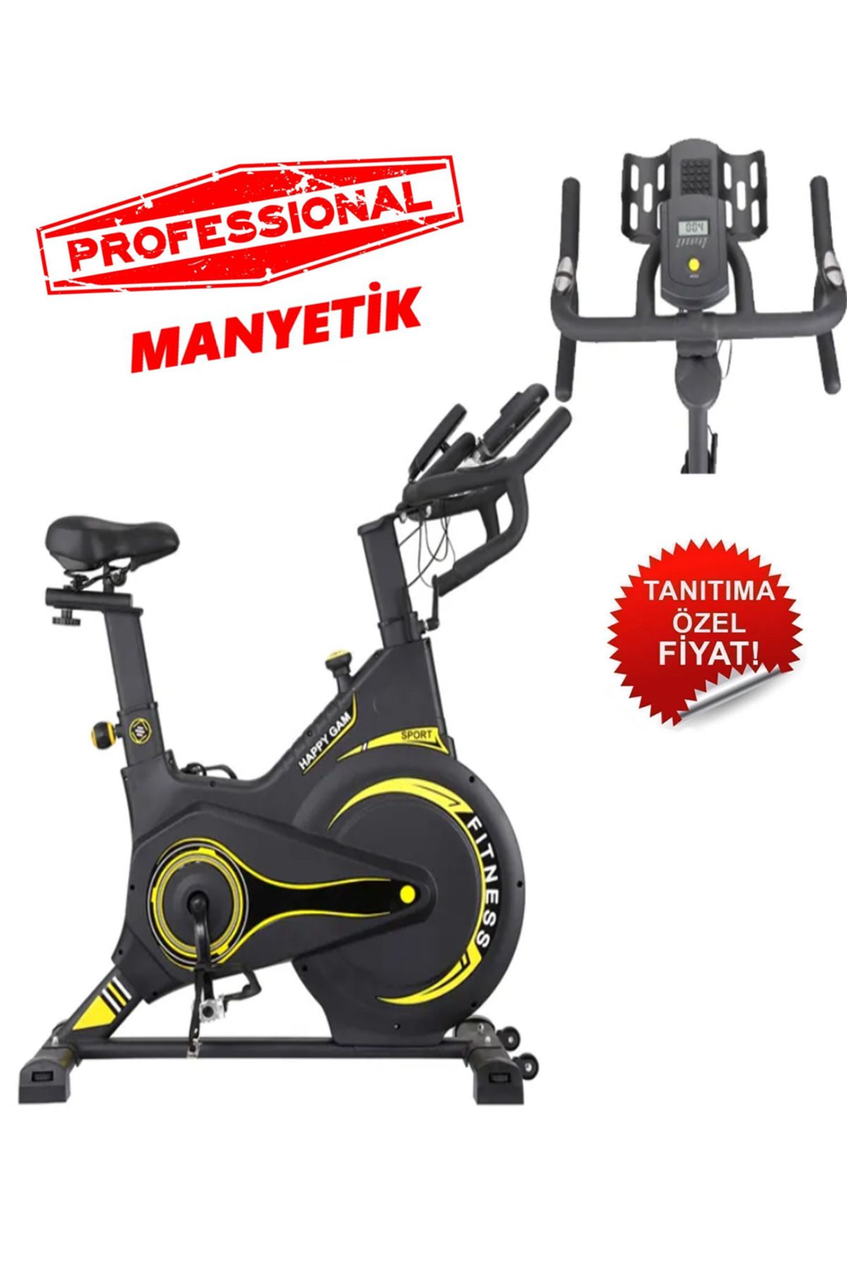 Raiden PB-03 Manyetik Egzersiz Bisikleti Spin Bike Dikey Ev Bisikleti Kondisyon  Bisikleti Spor Koşu