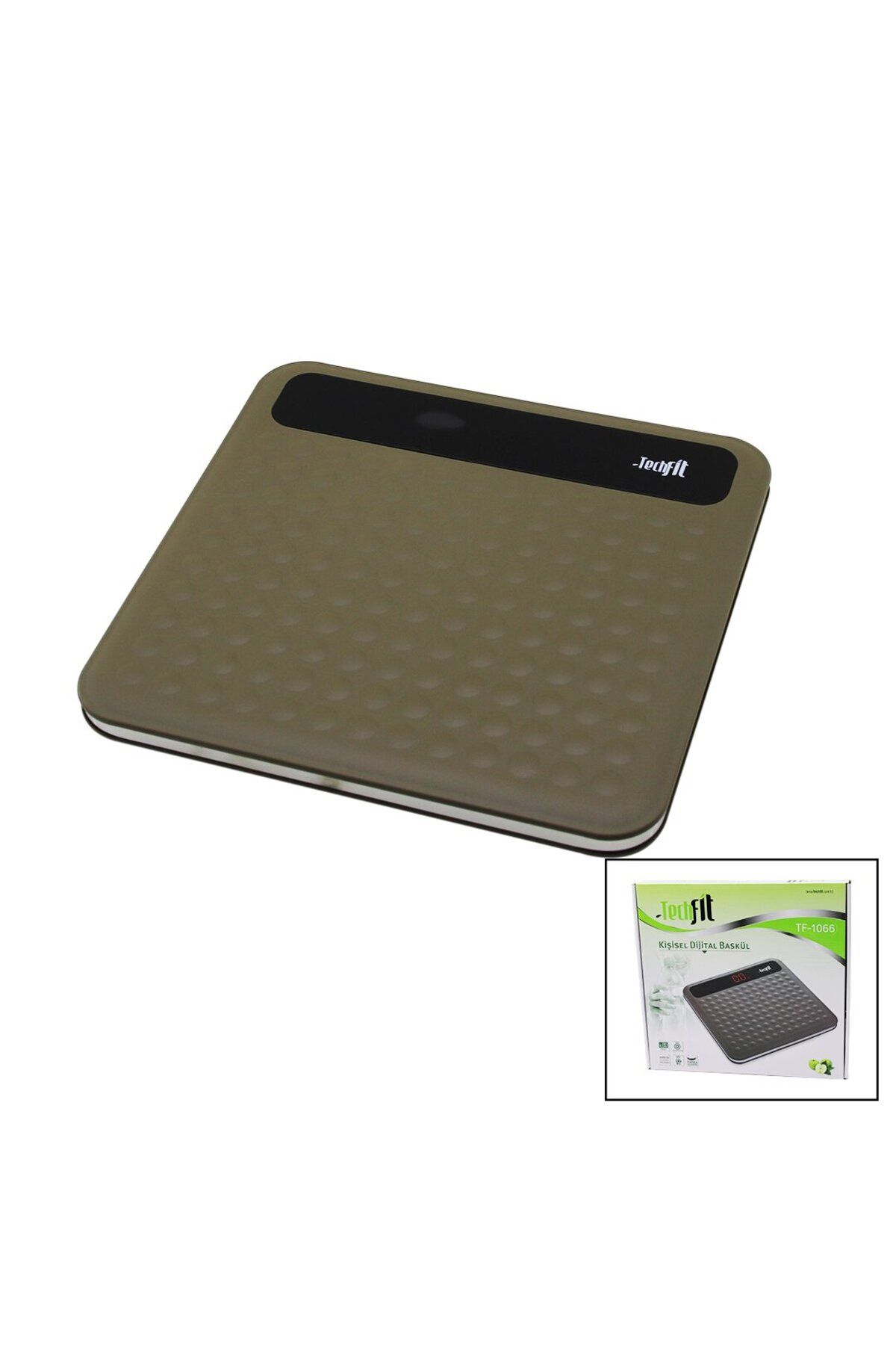 Kapamarka FİJİTAL DİZAYN - NOKTALI ZEMİN DİJİTAL BASKÜL TERAZİ 180KG/100GR LCD EKRAN - SENSÖR TF-1066