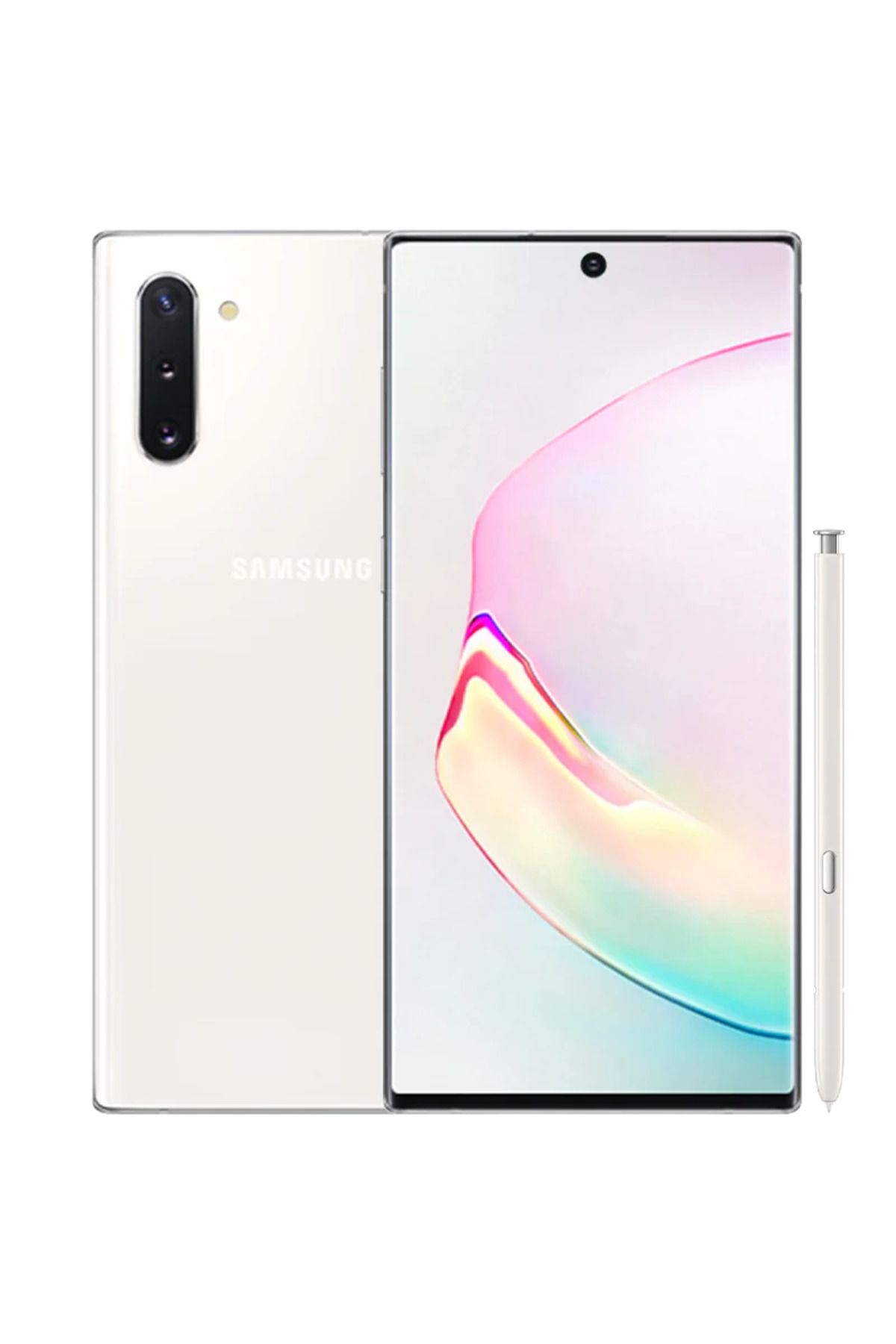 Samsung Yenilenmiş Samsung Galaxy Note 10 256 GB Beyaz Cep Telefonu (12 Ay Garantili) - B Kalite
