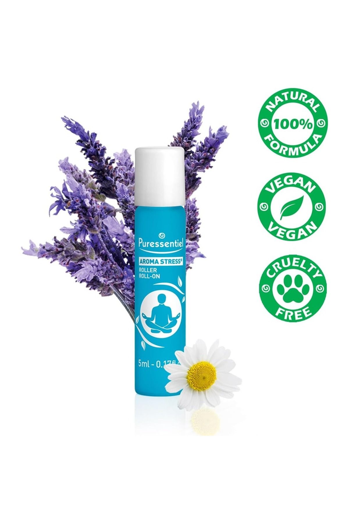 Puressentiel-Stress Roll-On With 12 Essential Oils - To Soothes Mind & Relaxation | 5Ml 2