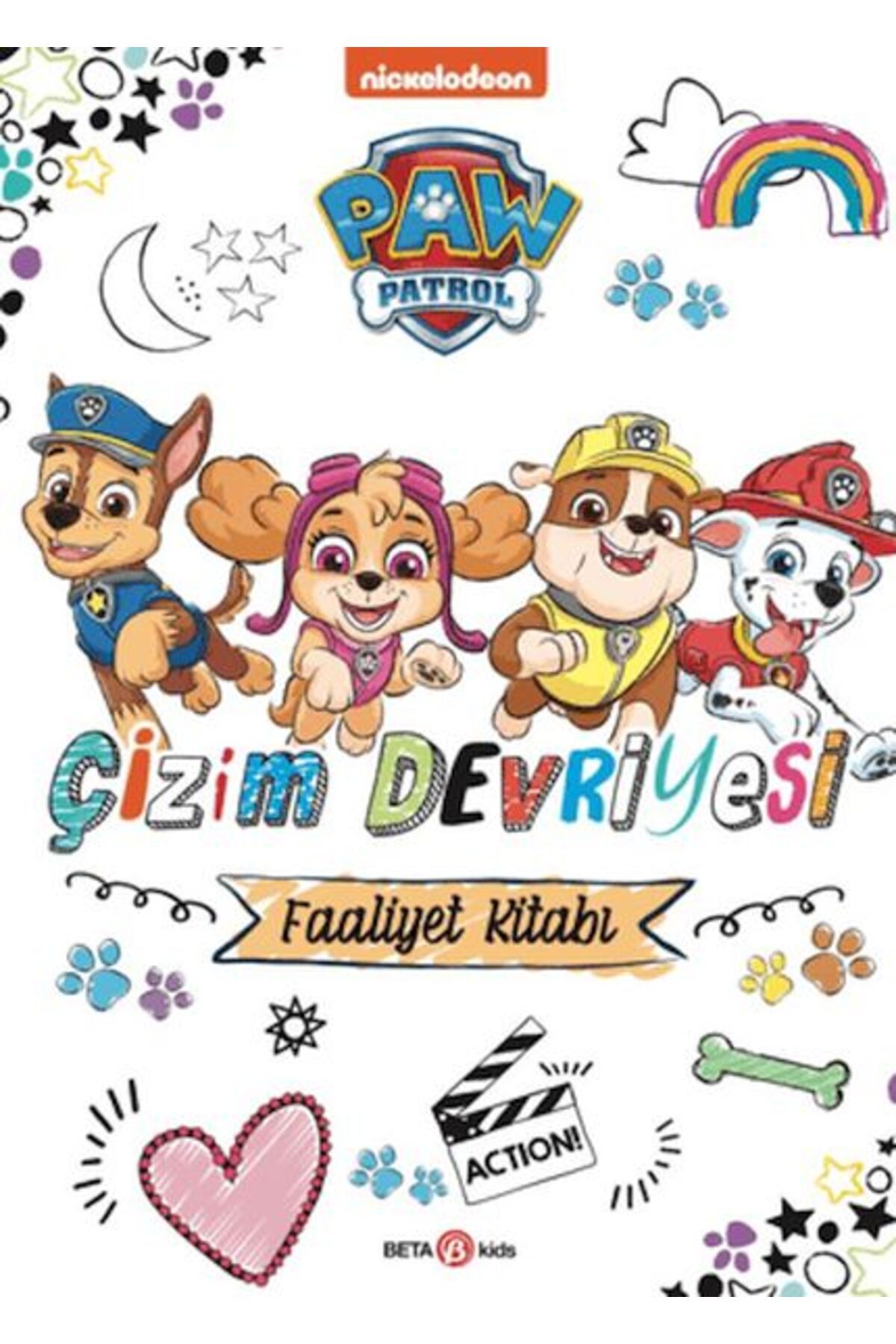 Beta Kids Yayınları PAW Patrol - Çizim Devriyesi Boyama Kitabı