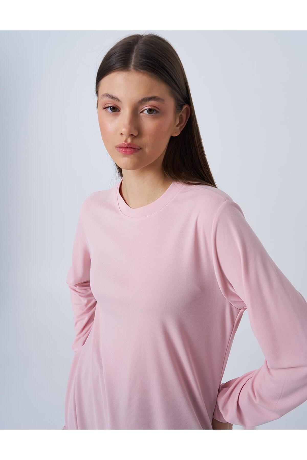 Kayra-Pulbere pentru tunică modal cu gâtul rotund 6