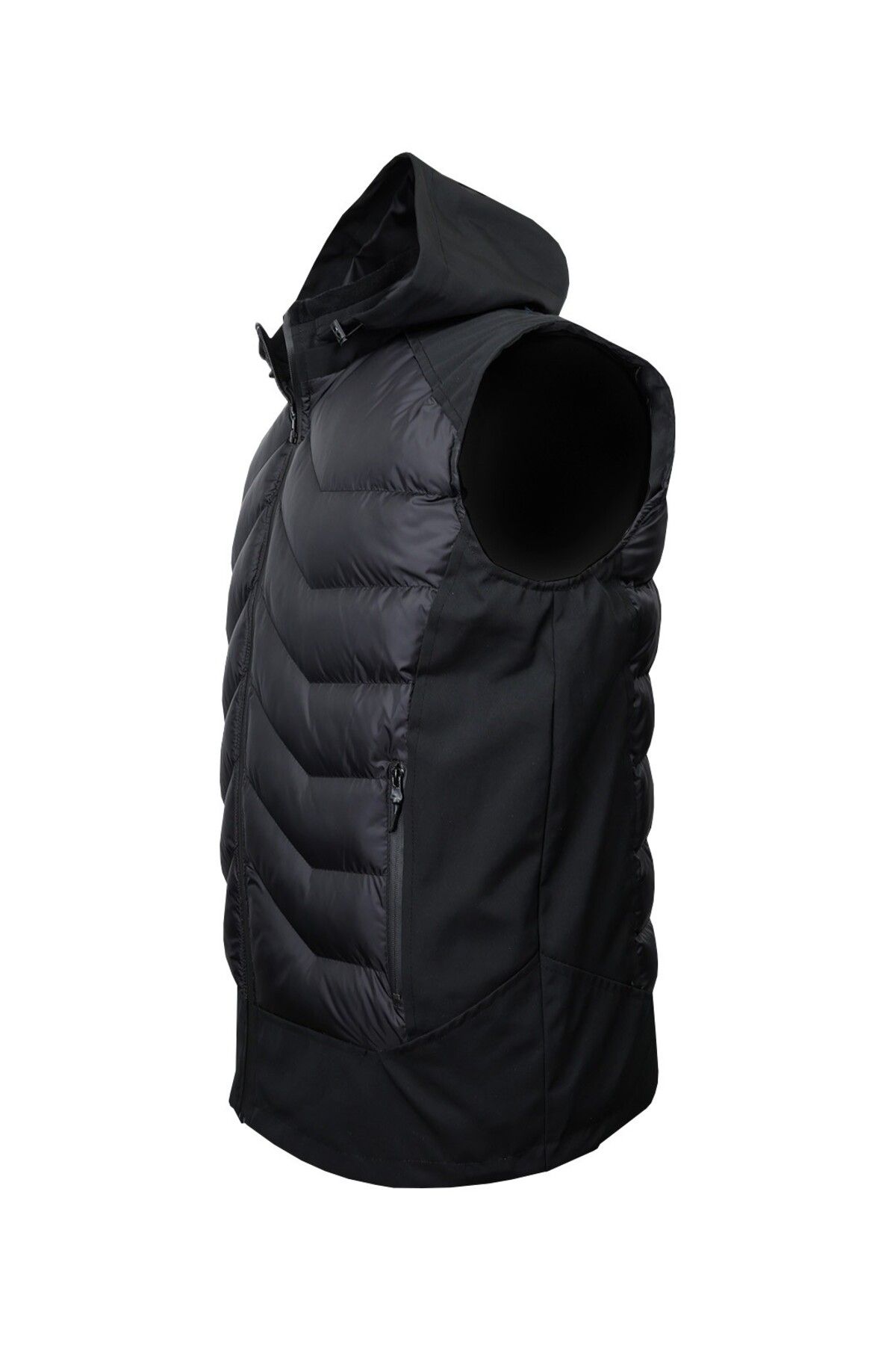 tambattal-Large Size Hooded Padded Memory Vest 3