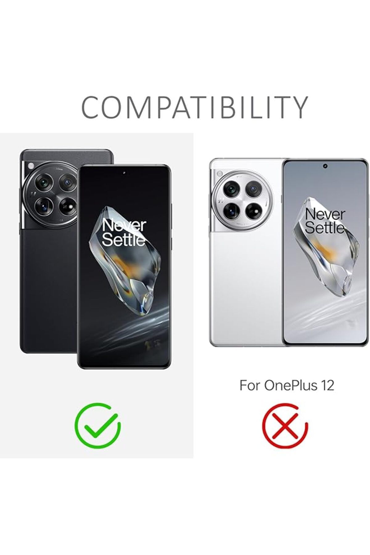 erorex-3 Pack For Oneplus 12R Screen Protector Hd Tempered Glass Film 9H Tempered Glass Screen Replacement 2