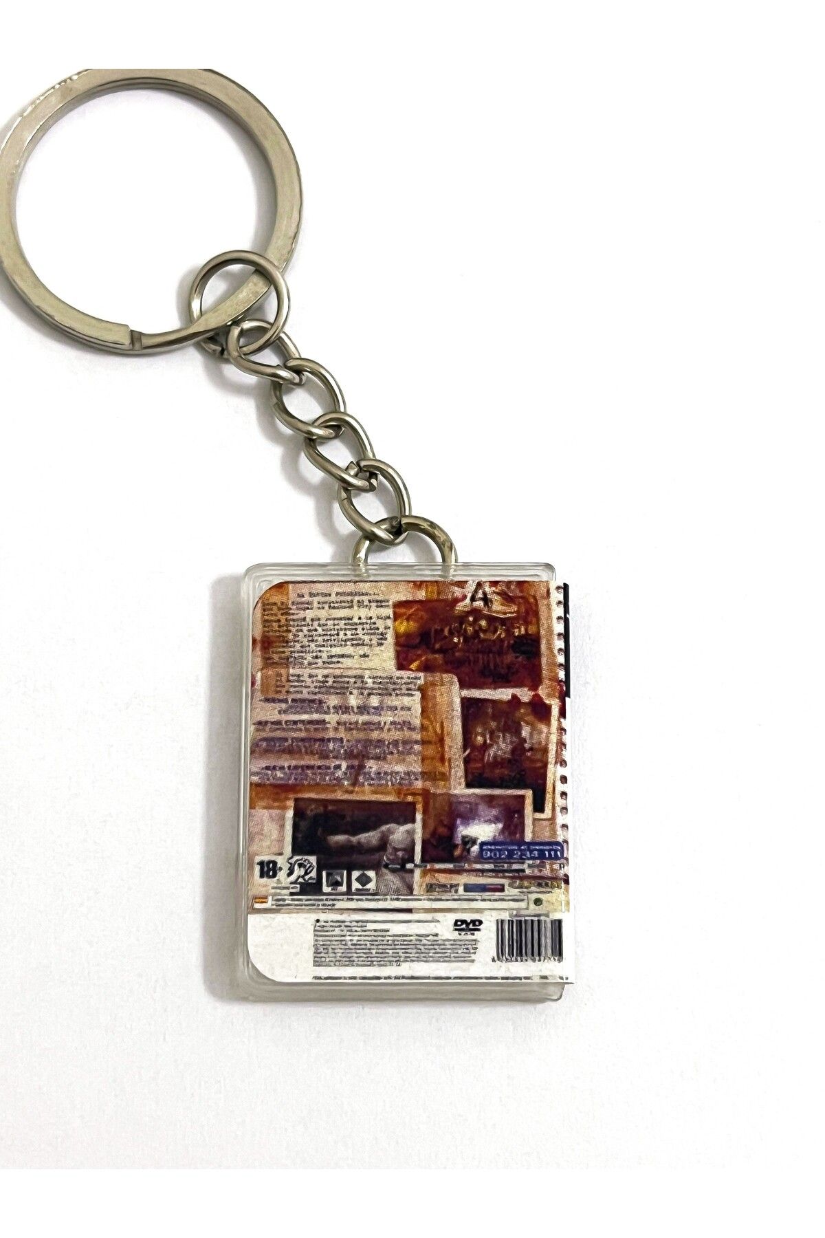 Cosmic Star-Resident Evil 4 Retro Ps2 Miniature Game Box Keychain 2