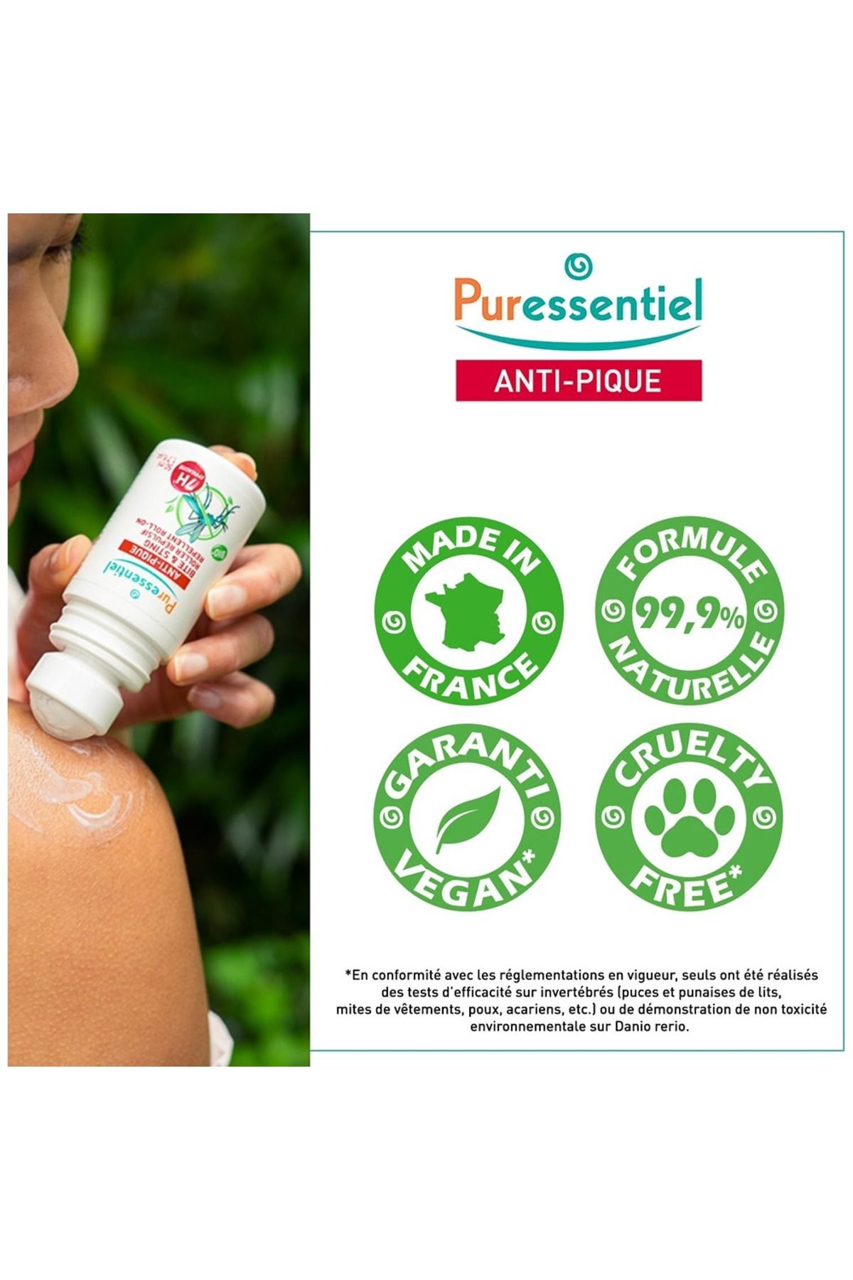 Puressentiel-مضاد للدغات ولدغات الحشرات - رول أون - يحتوي على 11 زيتًا أساسيًا لعلاج لدغات الحشرات | 5 مل 4