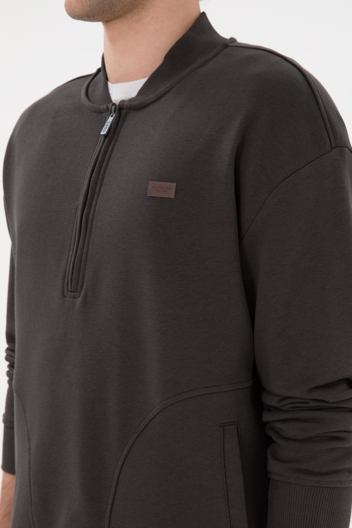 U.S. Polo Assn.-Men's Anthracite Sweatshirt 50293380 -Vr006 7