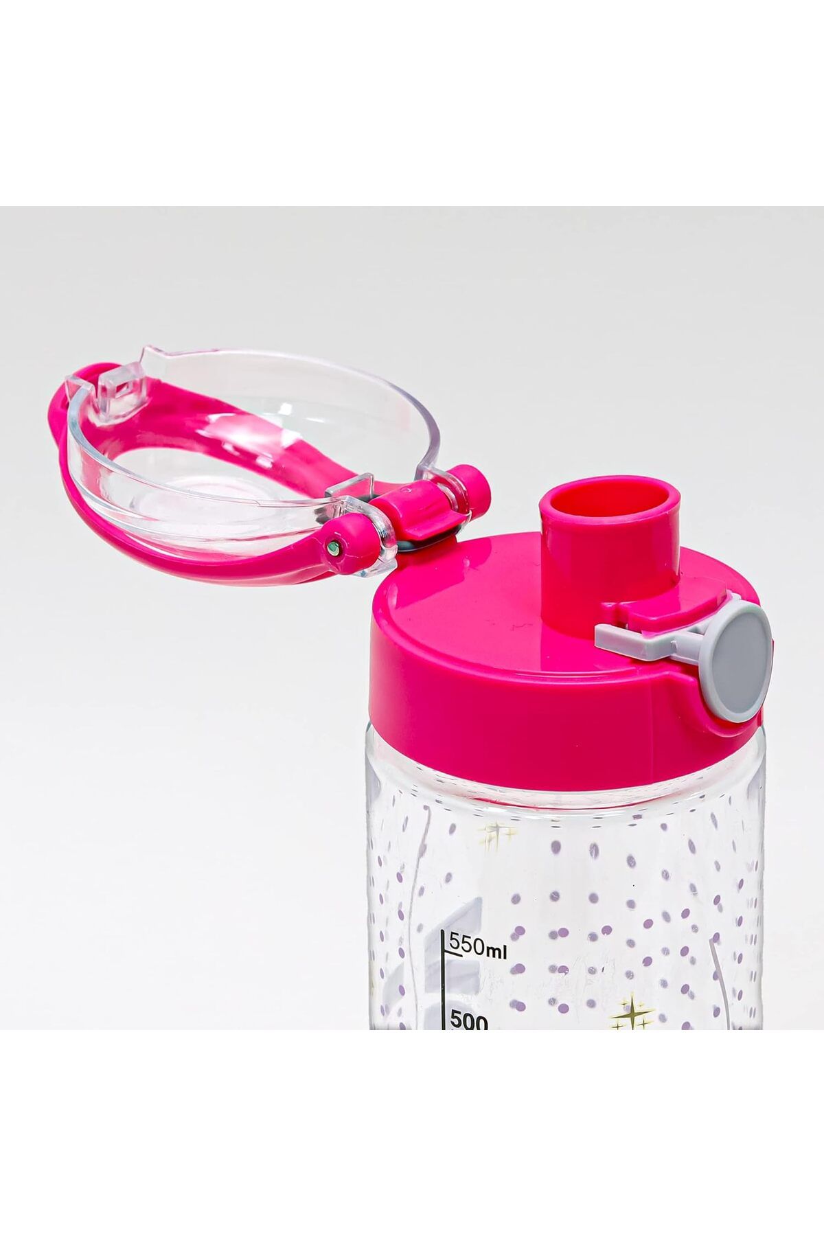 Winds Trading-Stylish 630ml Sports Water Bottle, Insulated, BPA-Free, Leak-Proof, Sweat-Free, Press Button, Pink 5