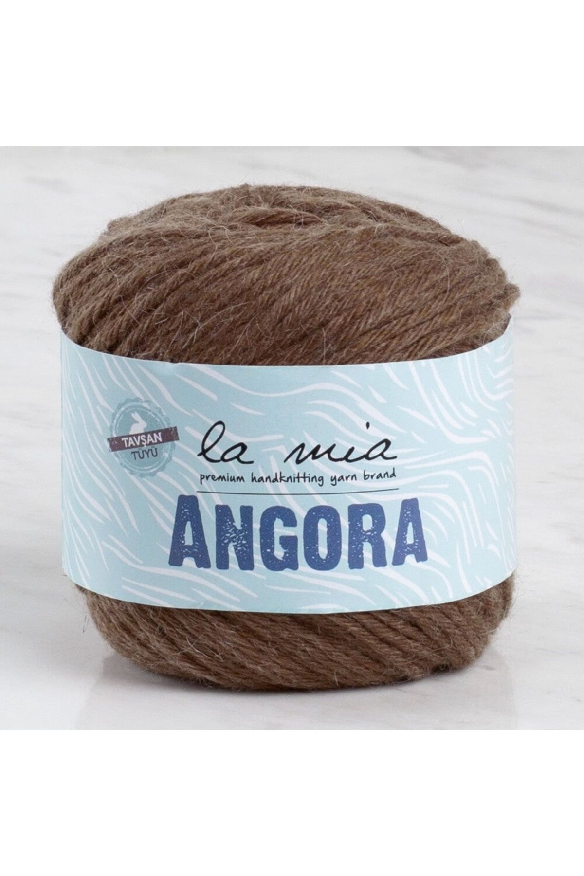 Genel Markalar La Mia Angora 50gr Kahverengi El Örgü İpi - L133 - 33808