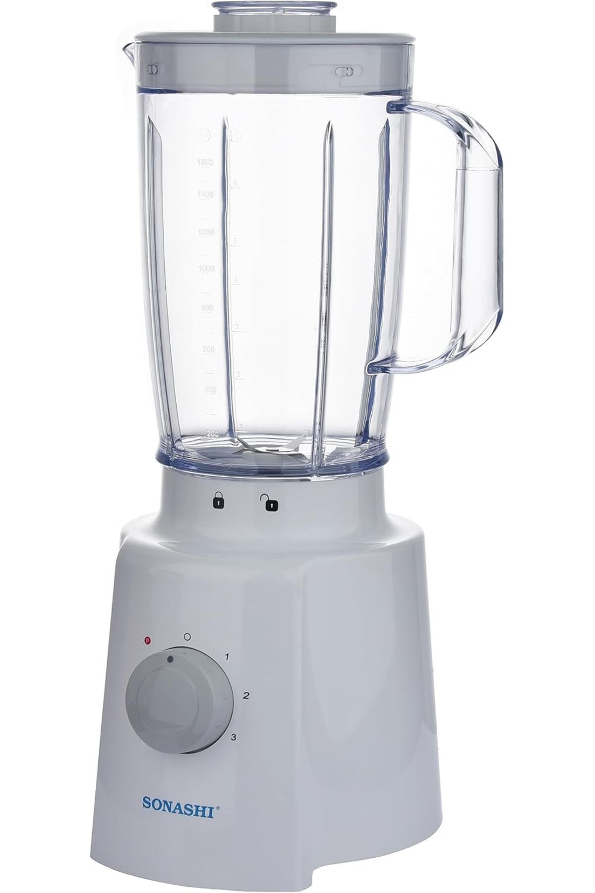 sonashi-3in1 Blender 1.6L, Grinding Jars, Smoothie, Juice, Spice Grinder, 650W, White SB-133N 3