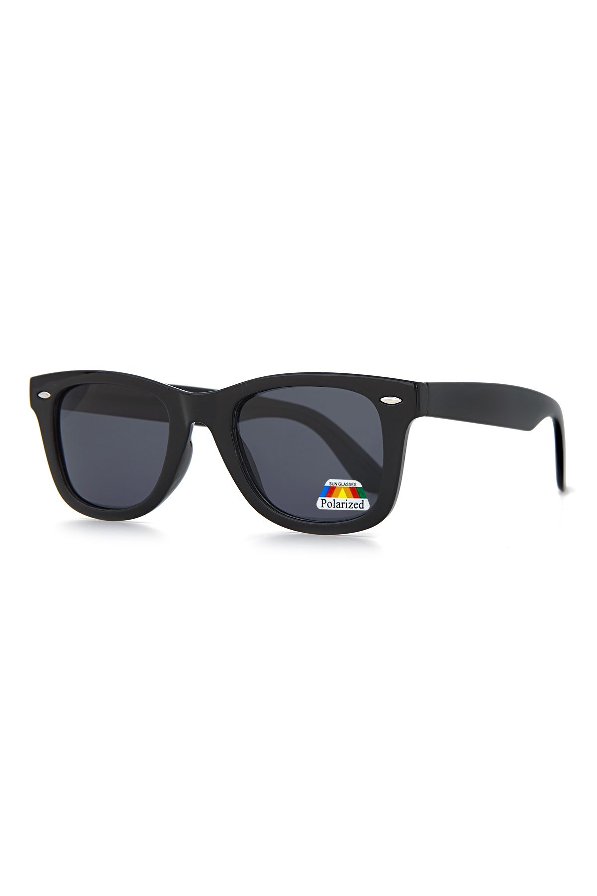 Zzla-Rb Case Polarized Black Square Unisex Sunglasses 1