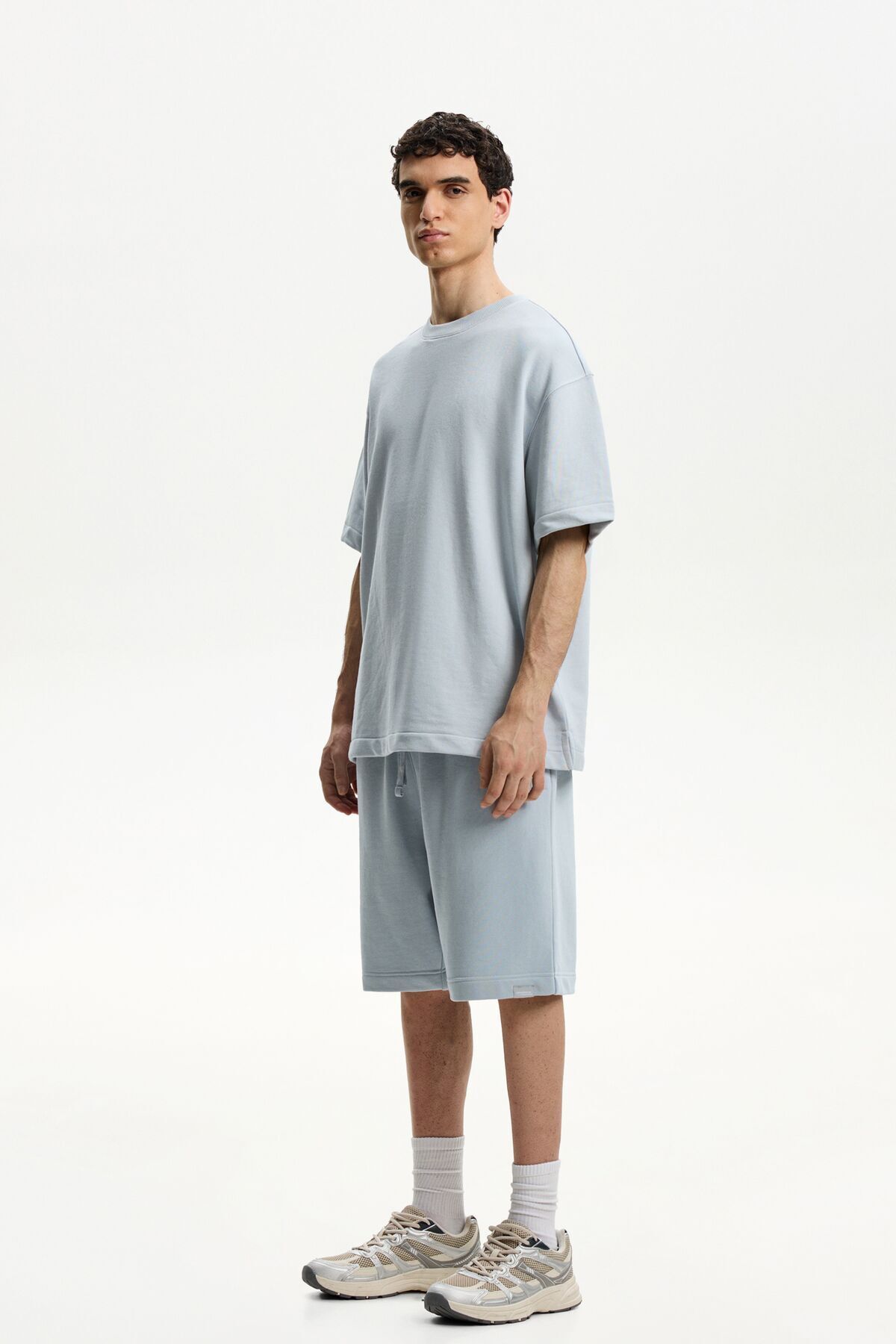 برمودای ضخیم شانه شده Bershka
