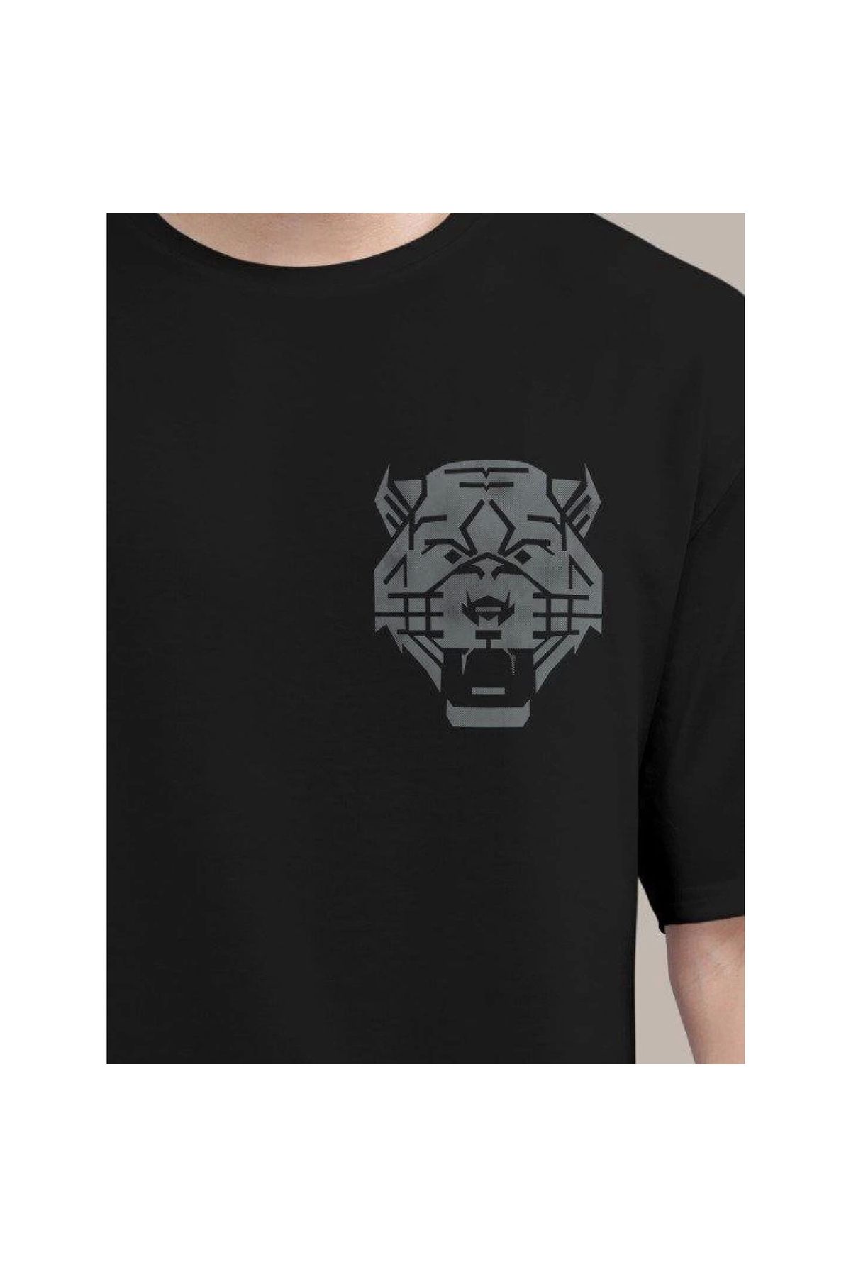 Narnuga Erkek Baskılı Oversize Tshirt