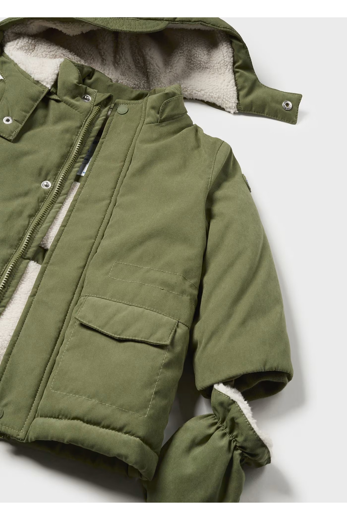 Mayoral Erkek Bebek Parka 18-36 Ay Yeşil fotoğrafı 3 (önizleme)