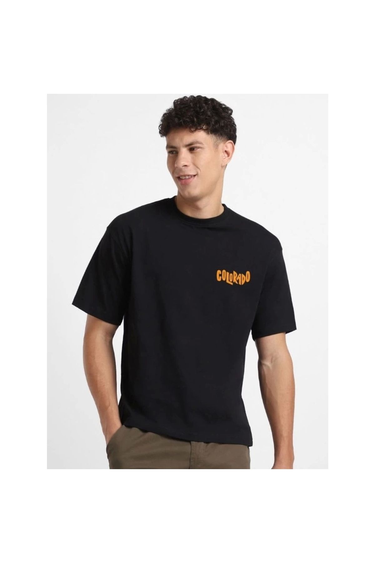 Narnuga Erkek Baskılı Oversize Tshirt