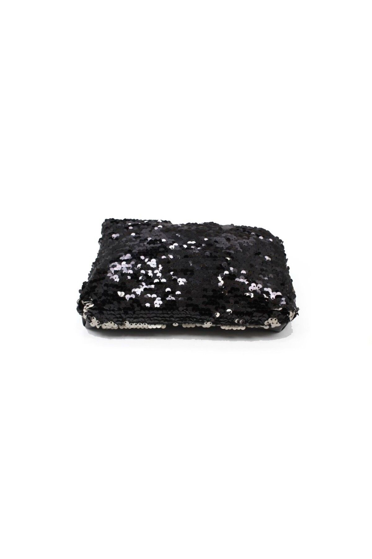 JULIANO-Sequin Big Black Makeup Bag 2